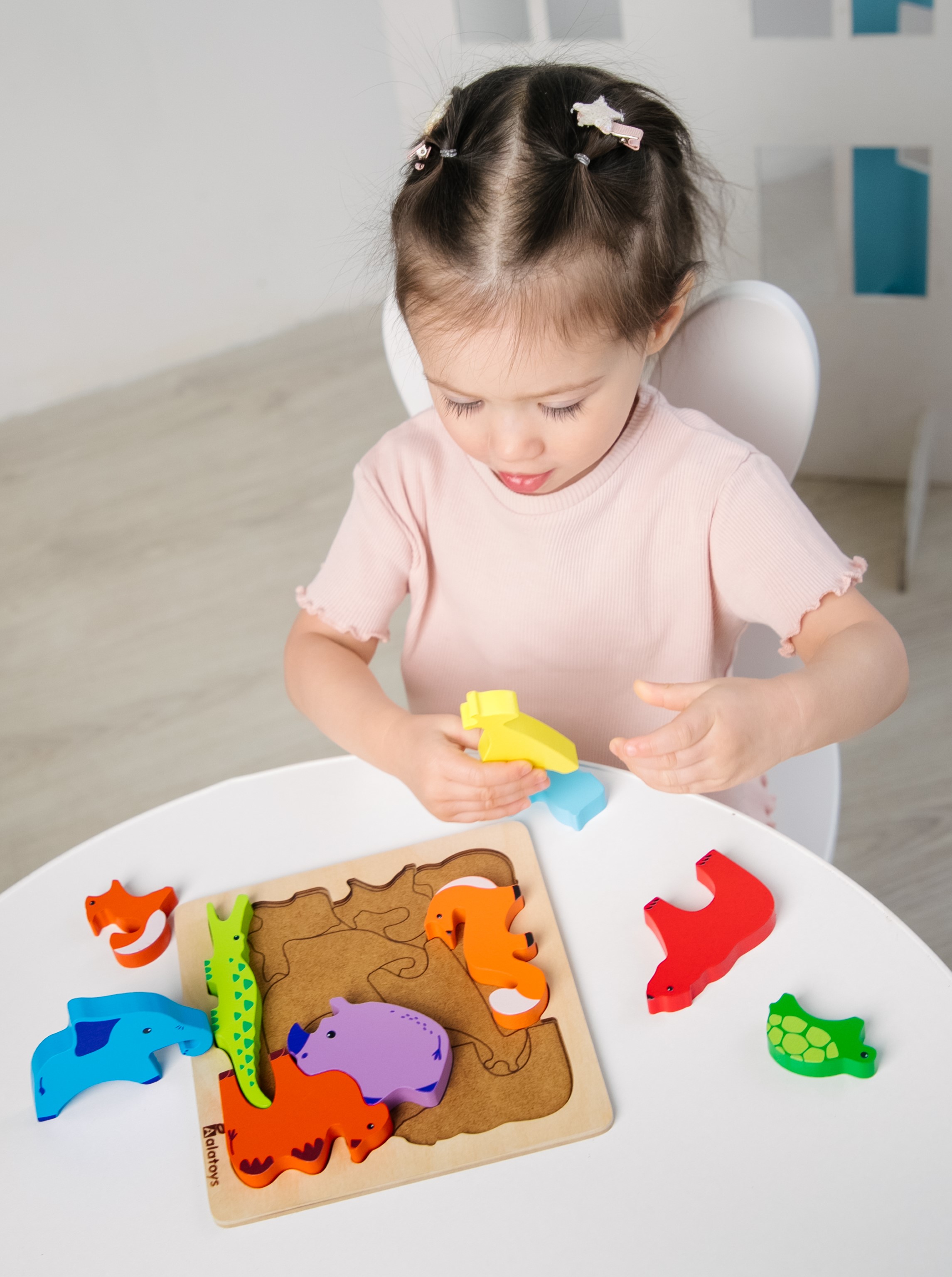 Конструктор Alatoys Детский деревянный развивающий деревянный 35 дет. в ассортименте - фото 13