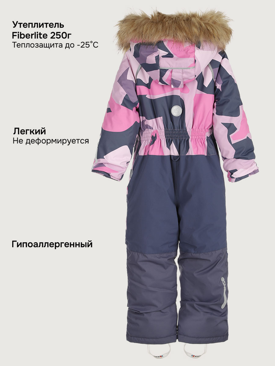Комбинезон NIKASTYLE 8з1025 розовый/графит - фото 8