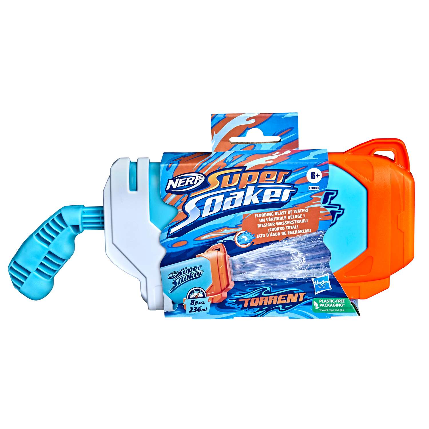 Бластер водный SUPER SOAKER Шторм 6 Торрент F38895L0 - фото 2