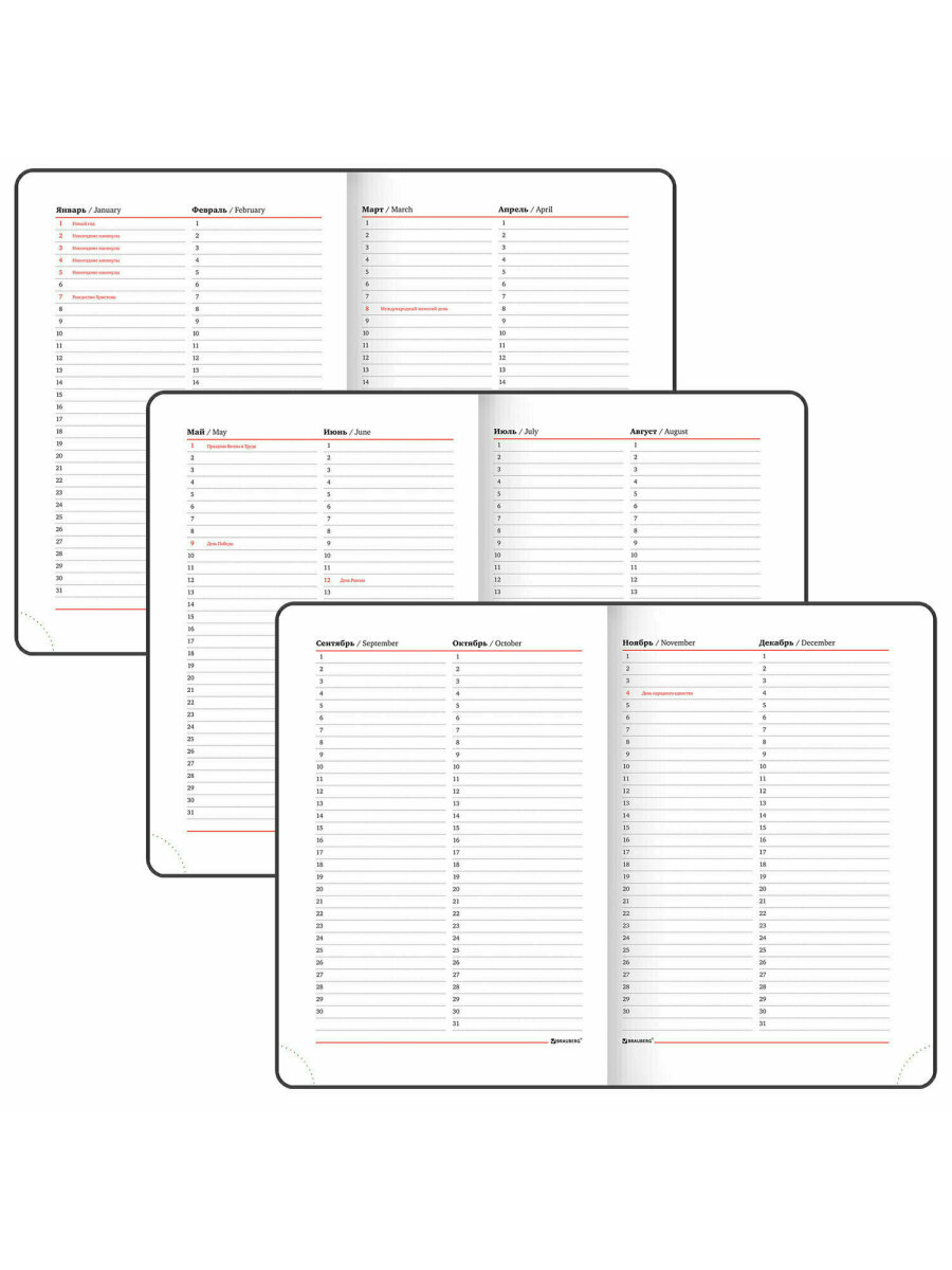 Ежедневник Brauberg 136 лист. - фото 9