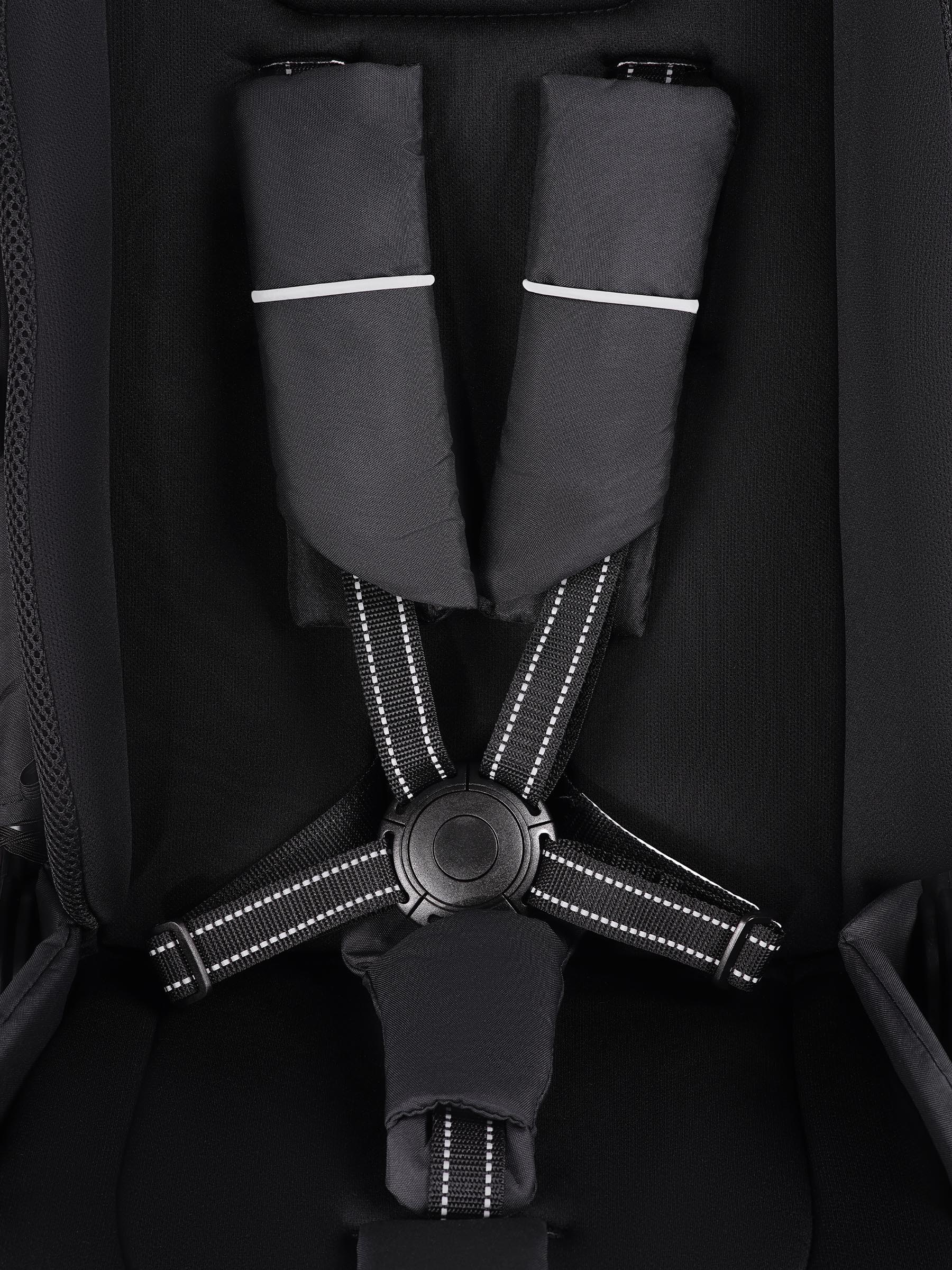 Коляска прогулочная JOVOLA Enigma всесезонная черный - фото 23