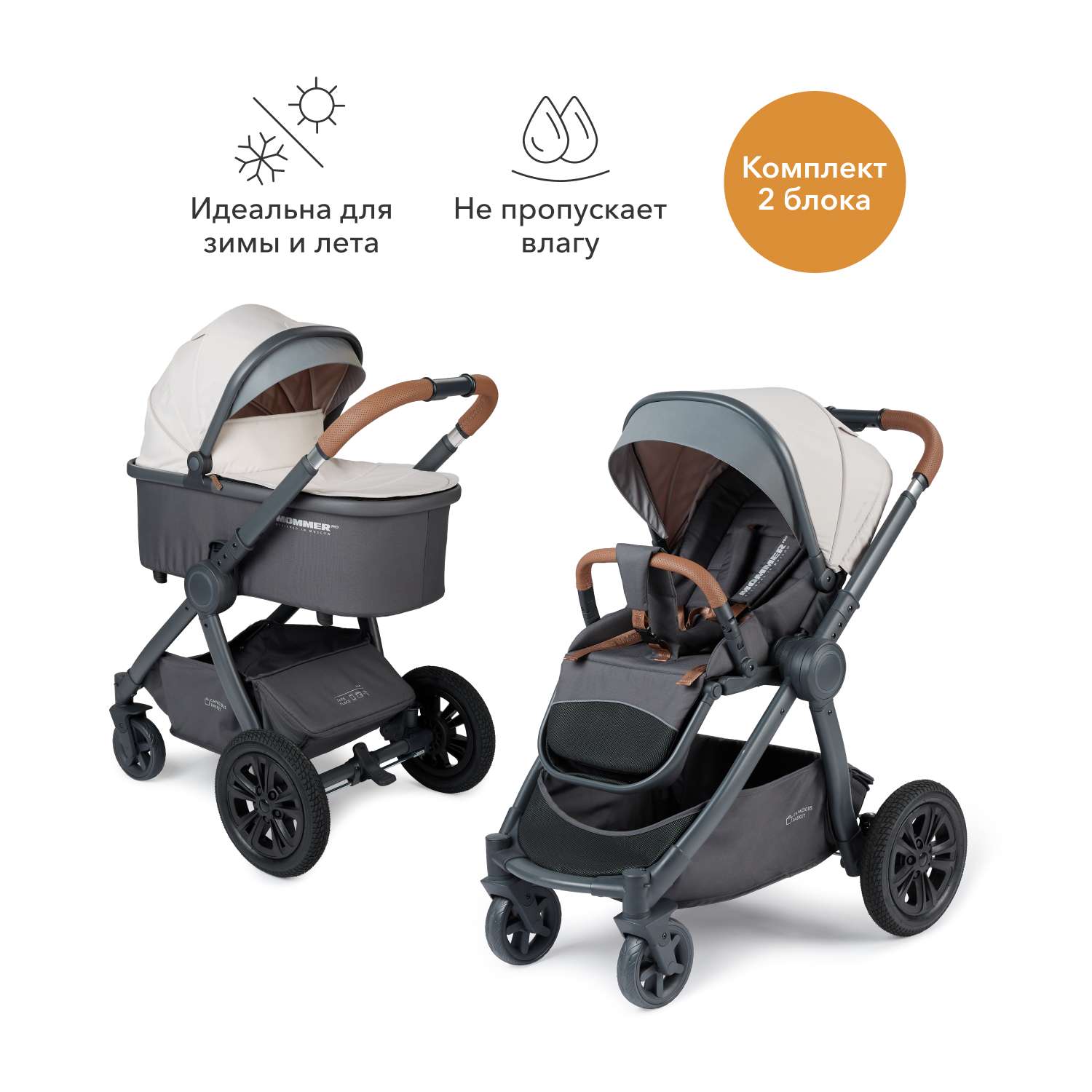 Коляска 2в1 Happy Baby Mommer Pro - фото 2