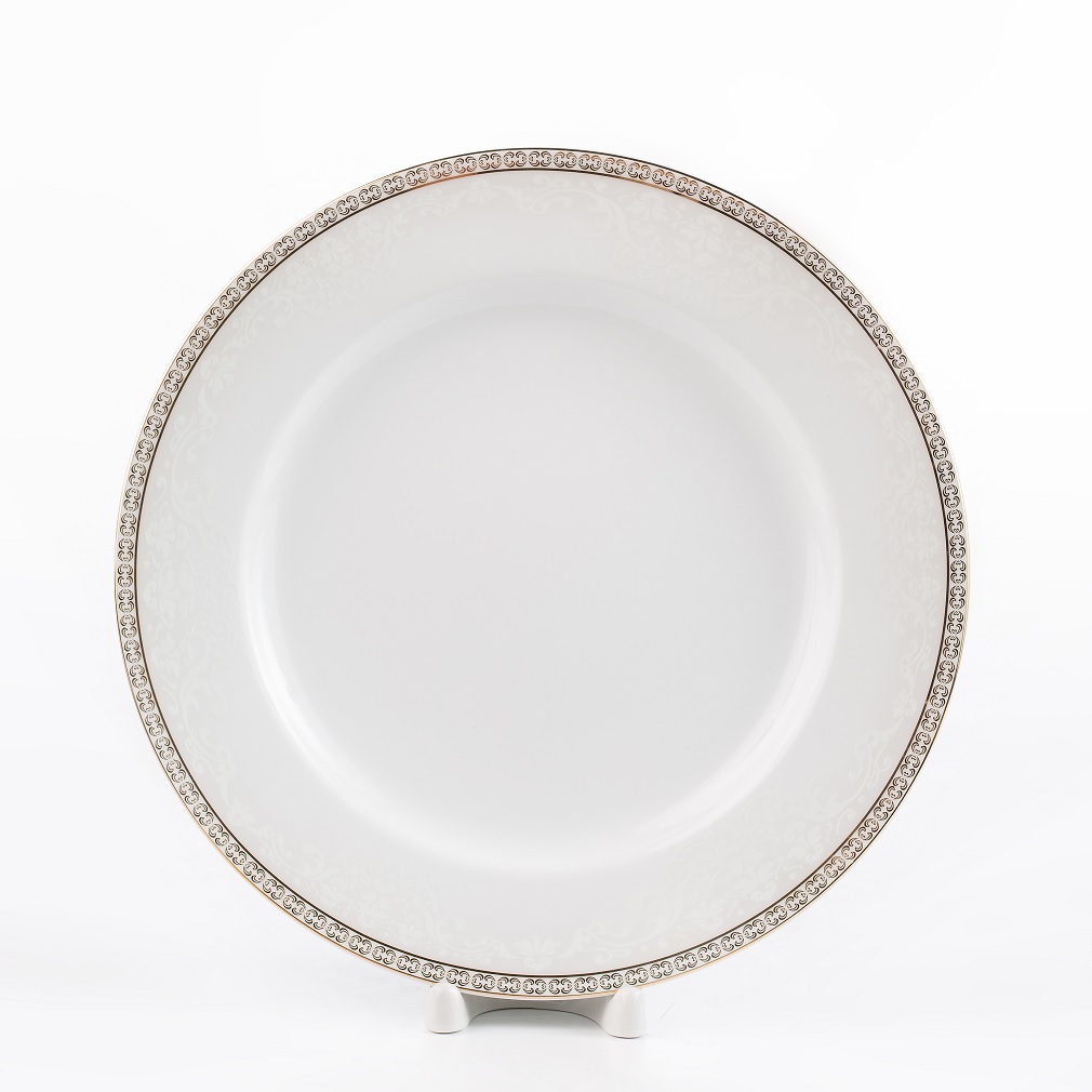 Сервиз столовый Zarin Porcelain Industries на 6 персон Italia F Riva Gold 28 предметов - фото 4