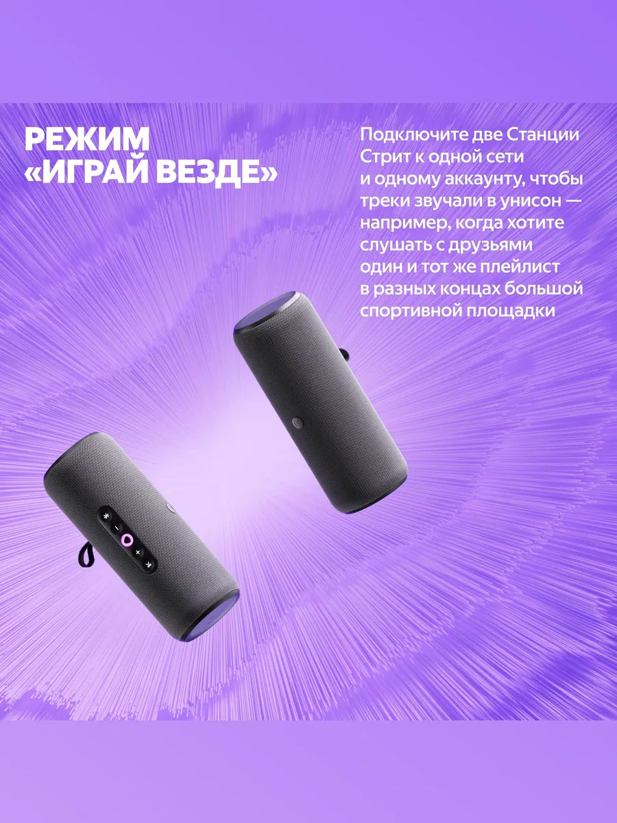 Колонка умная, bluetooth Яндекс Станция Стрит - фото 12