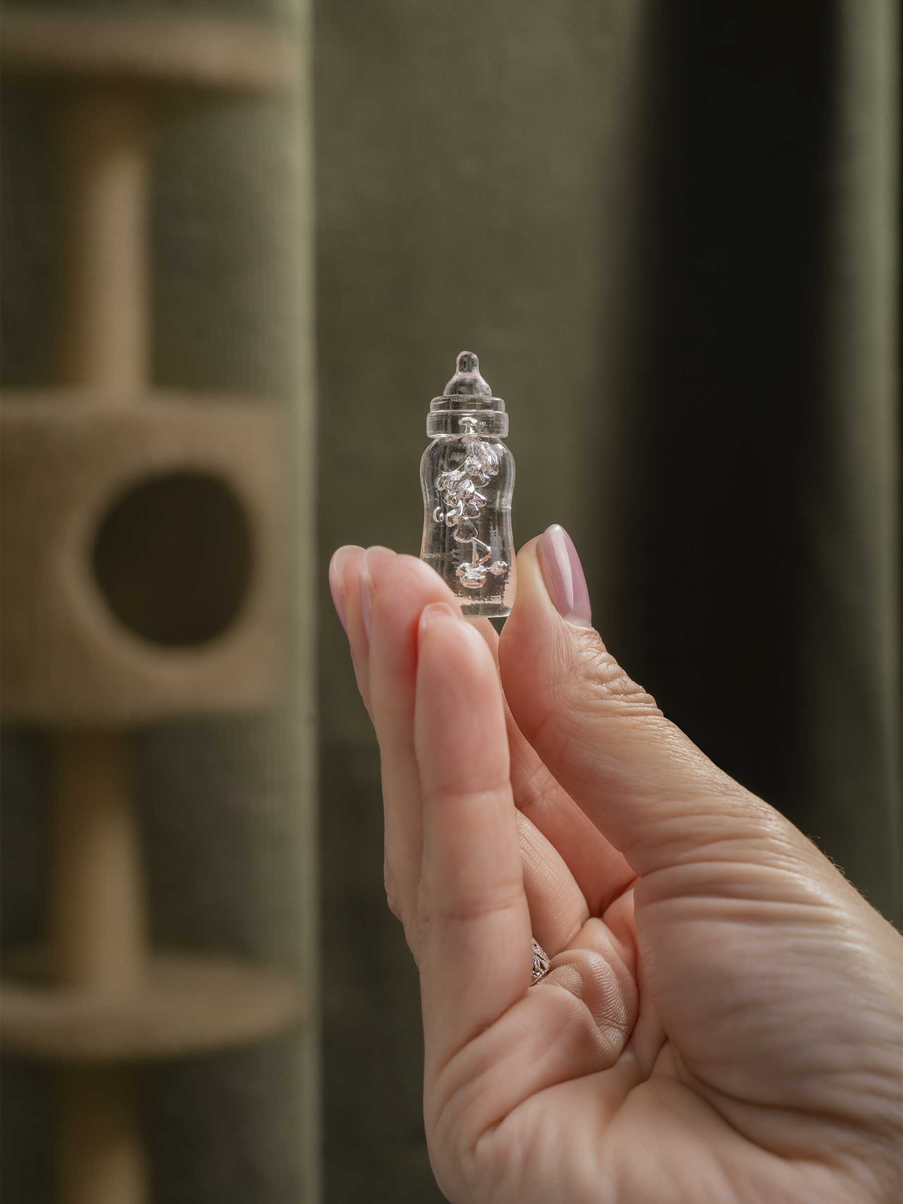 Кукла мини Magic Manufactory Magic Pets Кот реборн серый высота 19 см 4631175965861 - фото 15