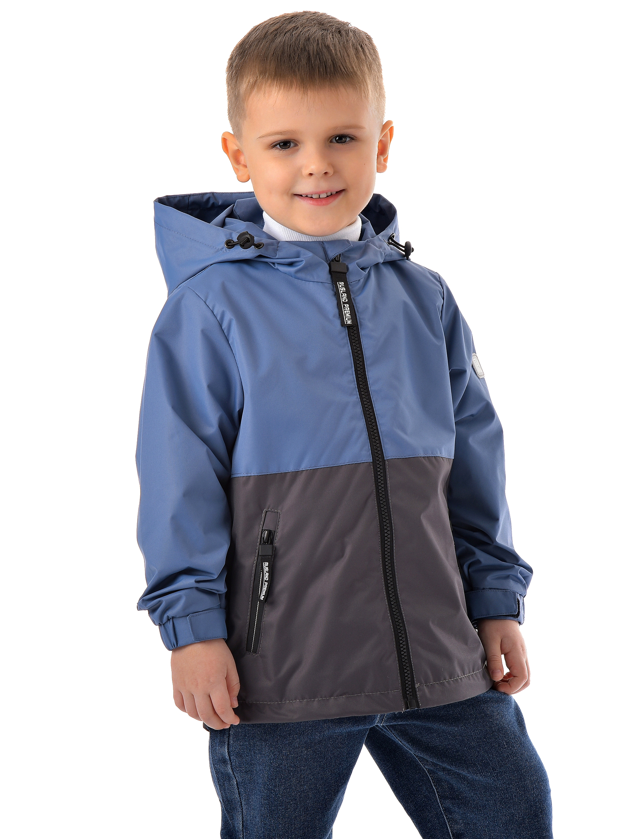 Ветровка Rusland 0124джинс - фото 1