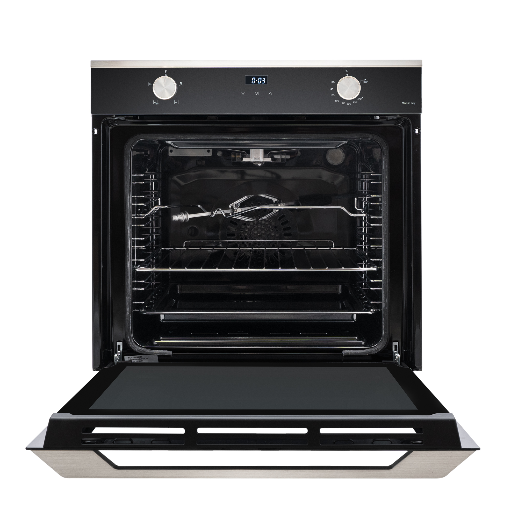 Газовый духовой шкаф NSFG 11 XL RUS, 60 DeLonghi черный - фото 10