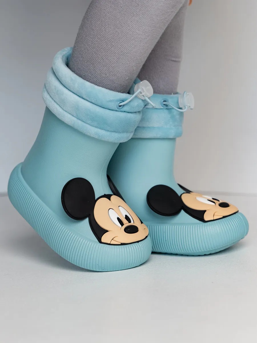 Резиновые сапоги ТопТошкин 014-микки-голуб - фото 11