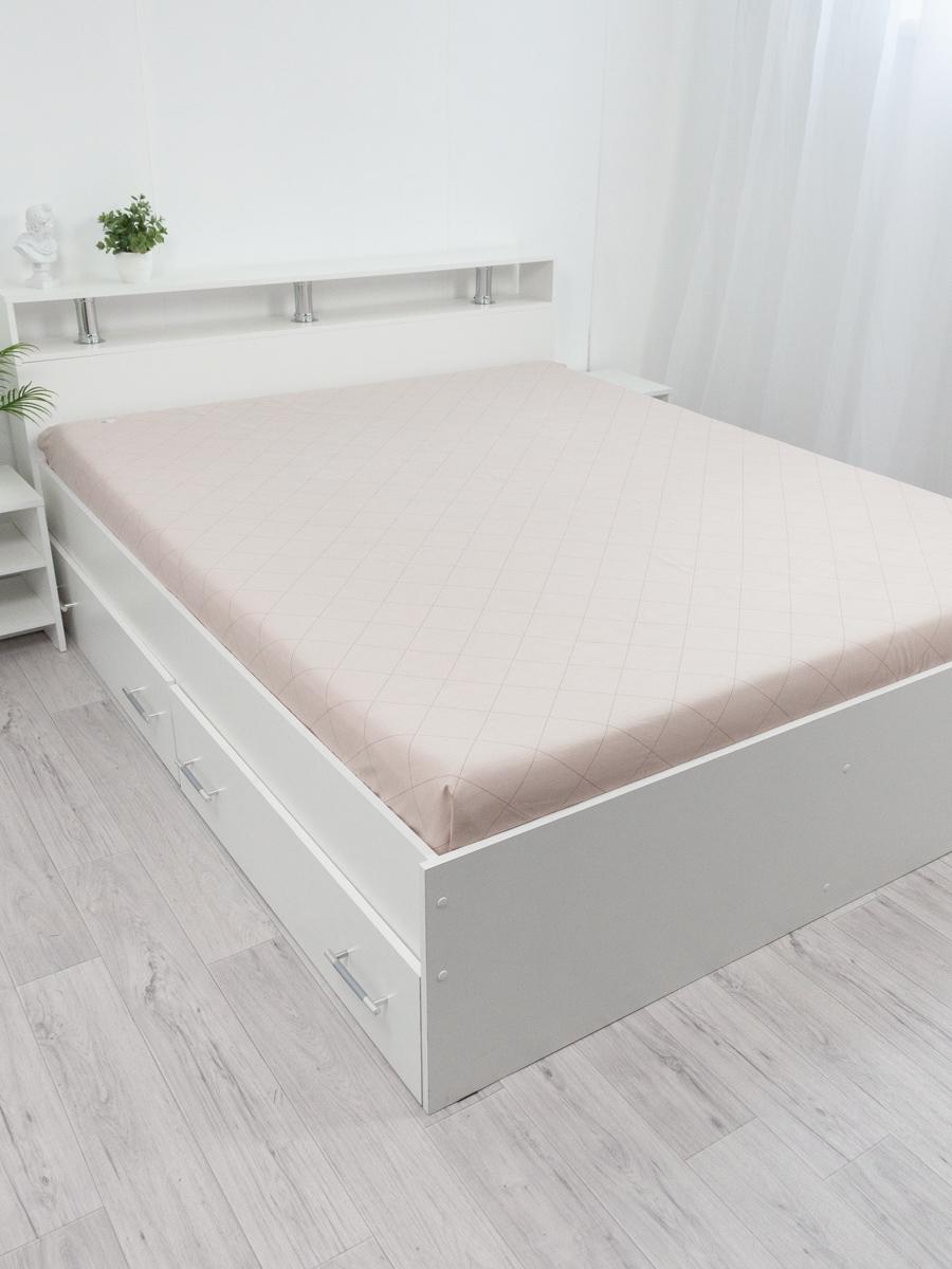 Простыня Wellness Анжелика 140 x 200 см на резинке 1 шт. - фото 3