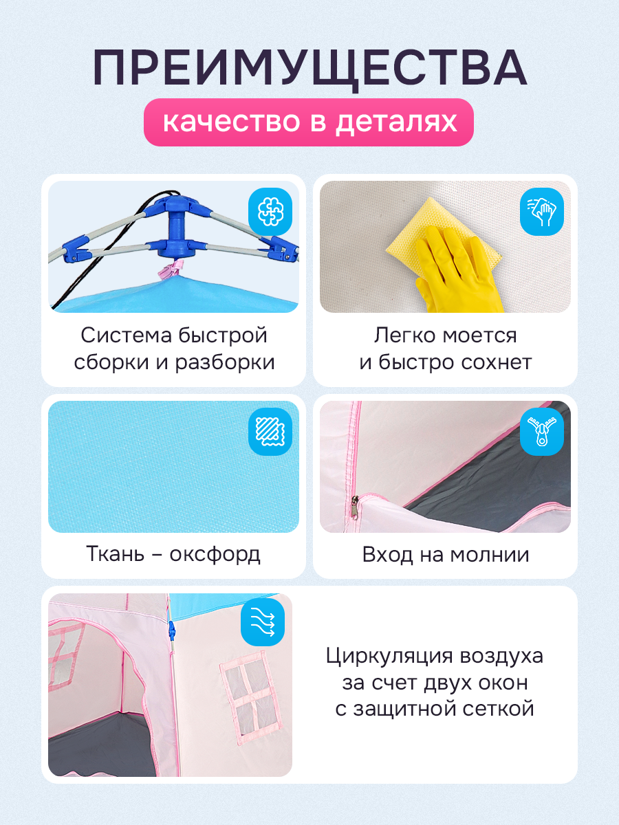 Палатка Рыжий кот Летний домик - фото 3