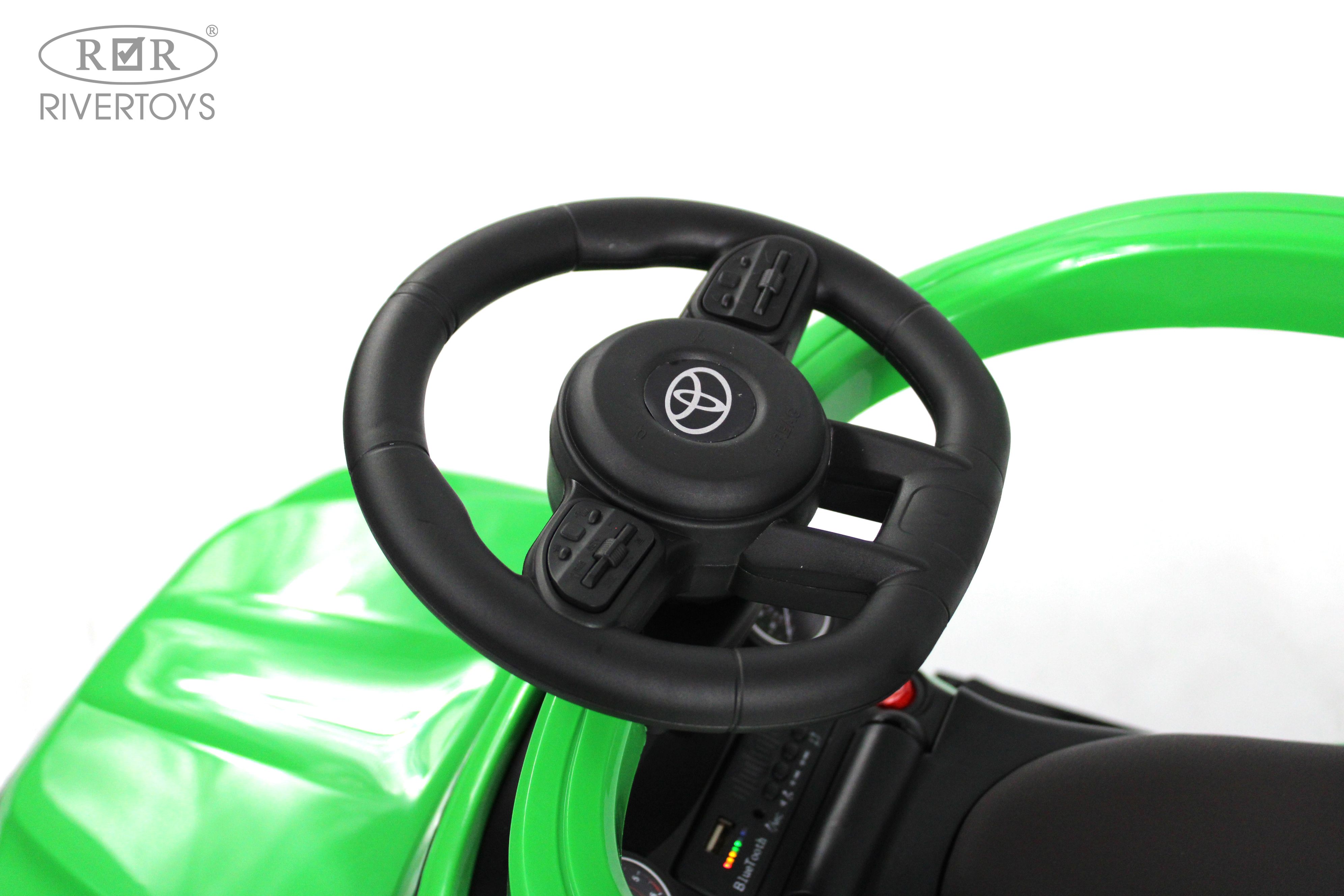 Каталка RIVERTOYS Z002ZZ-B-GREEN зеленый - фото 13
