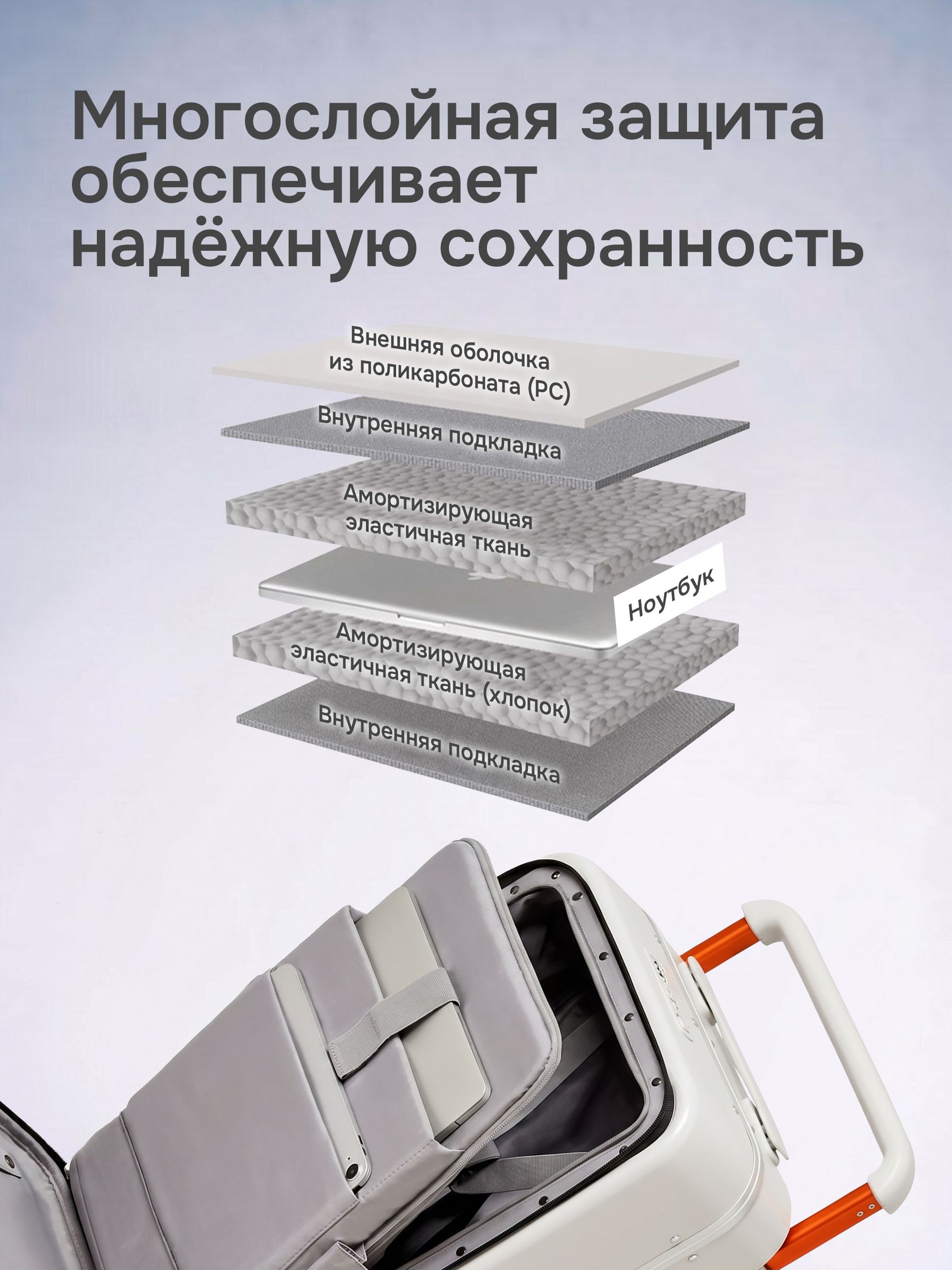 Чемодан MIXI - фото 10