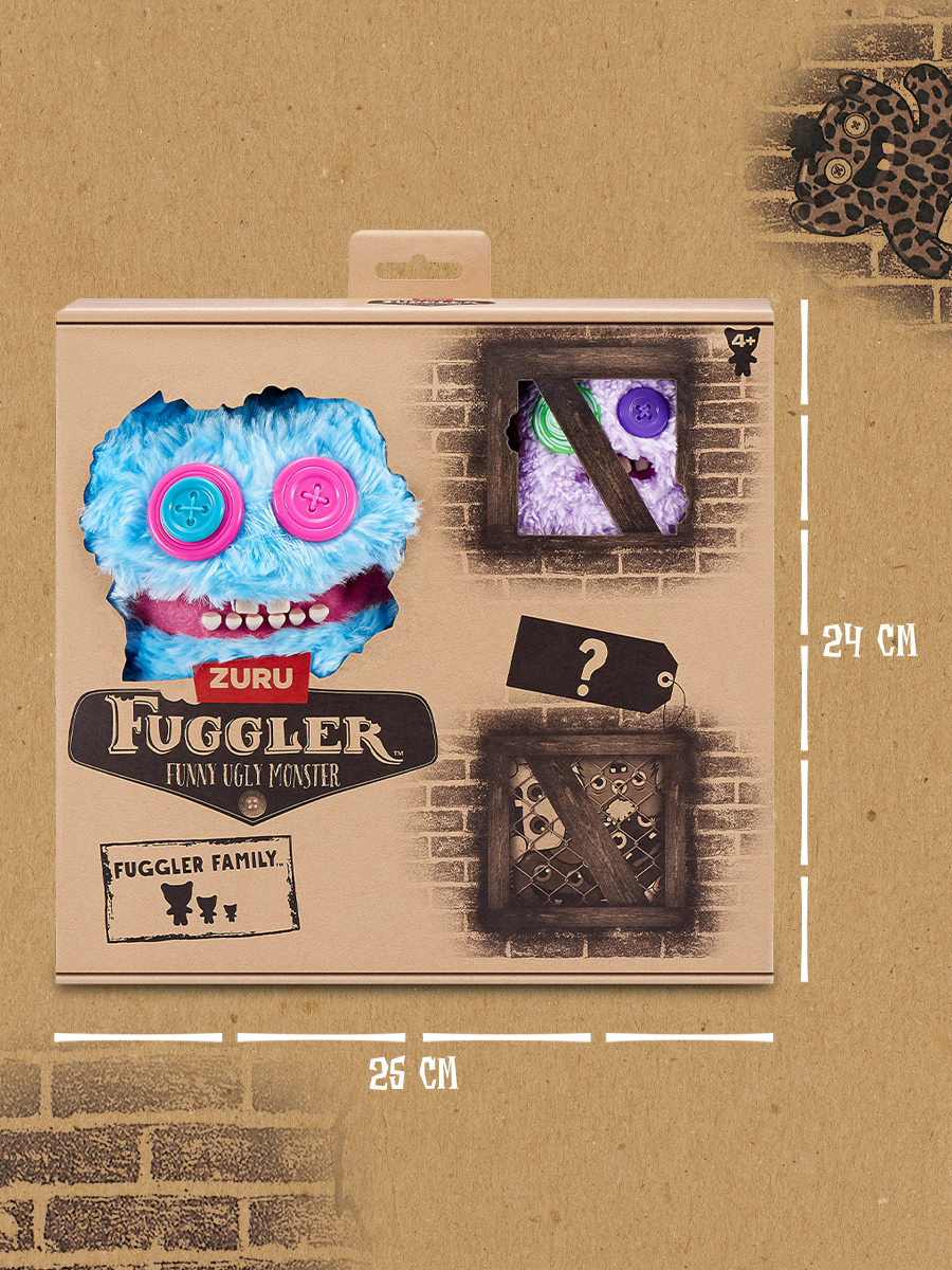 Мягкая игрушка FUGGLER Душная семейка 3 монстра в ассортименте - фото 6