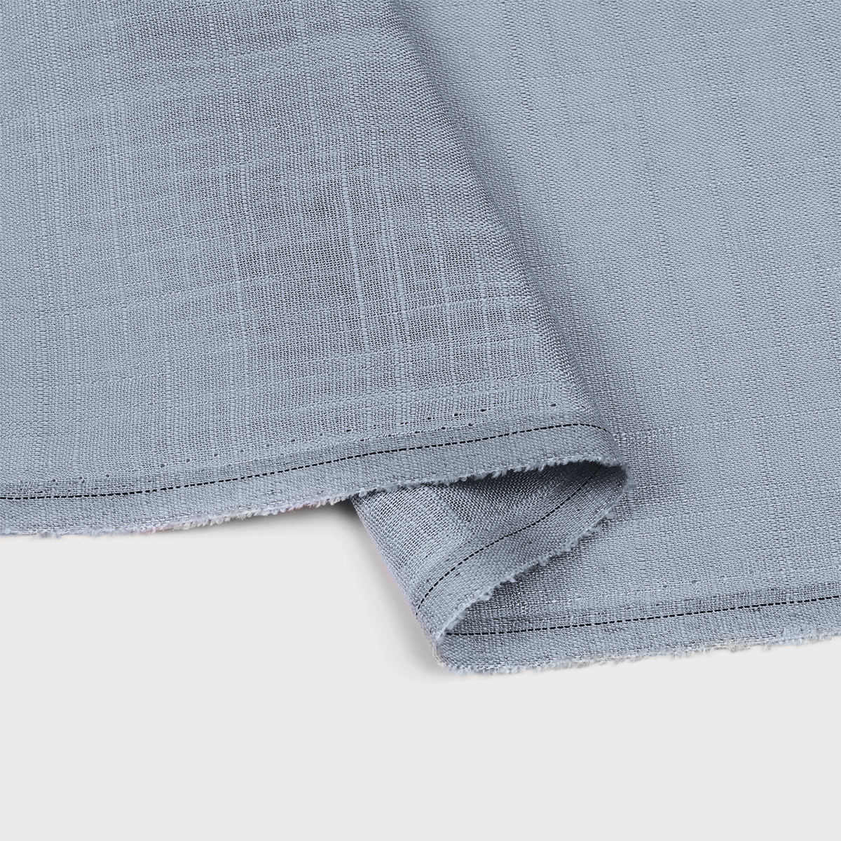 Ткань льняная TBY 1.4 х 2 м, цвет пыльно-голубой - фото 4
