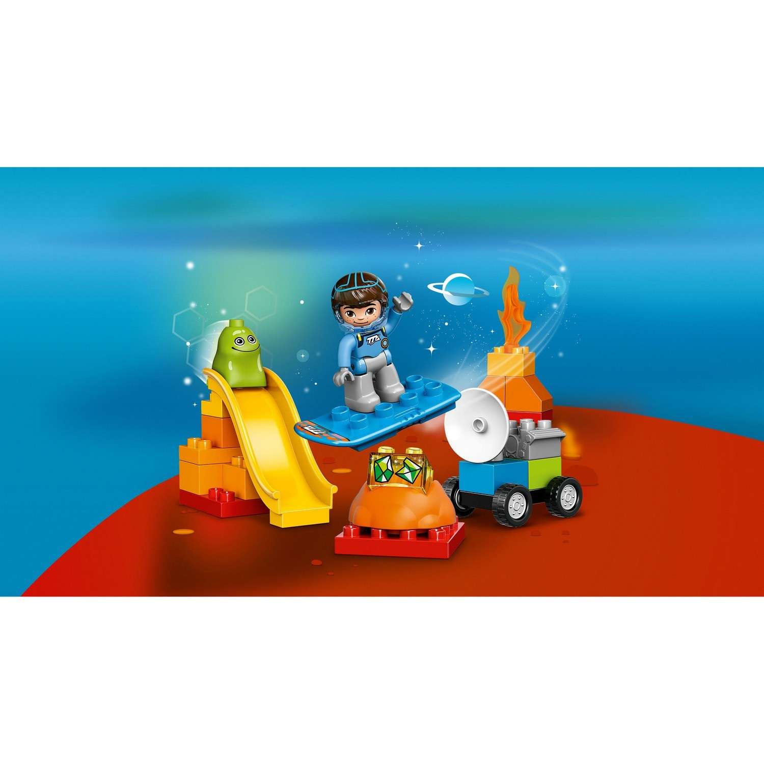 Конструктор LEGO DUPLO Космические приключения Майлза блочный - фото 4