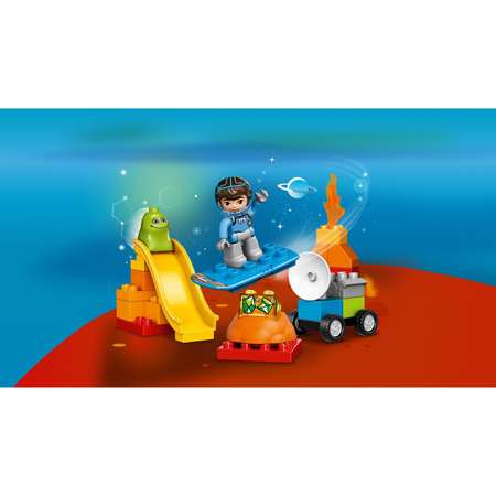 Конструктор LEGO DUPLO Космические приключения Майлза блочный