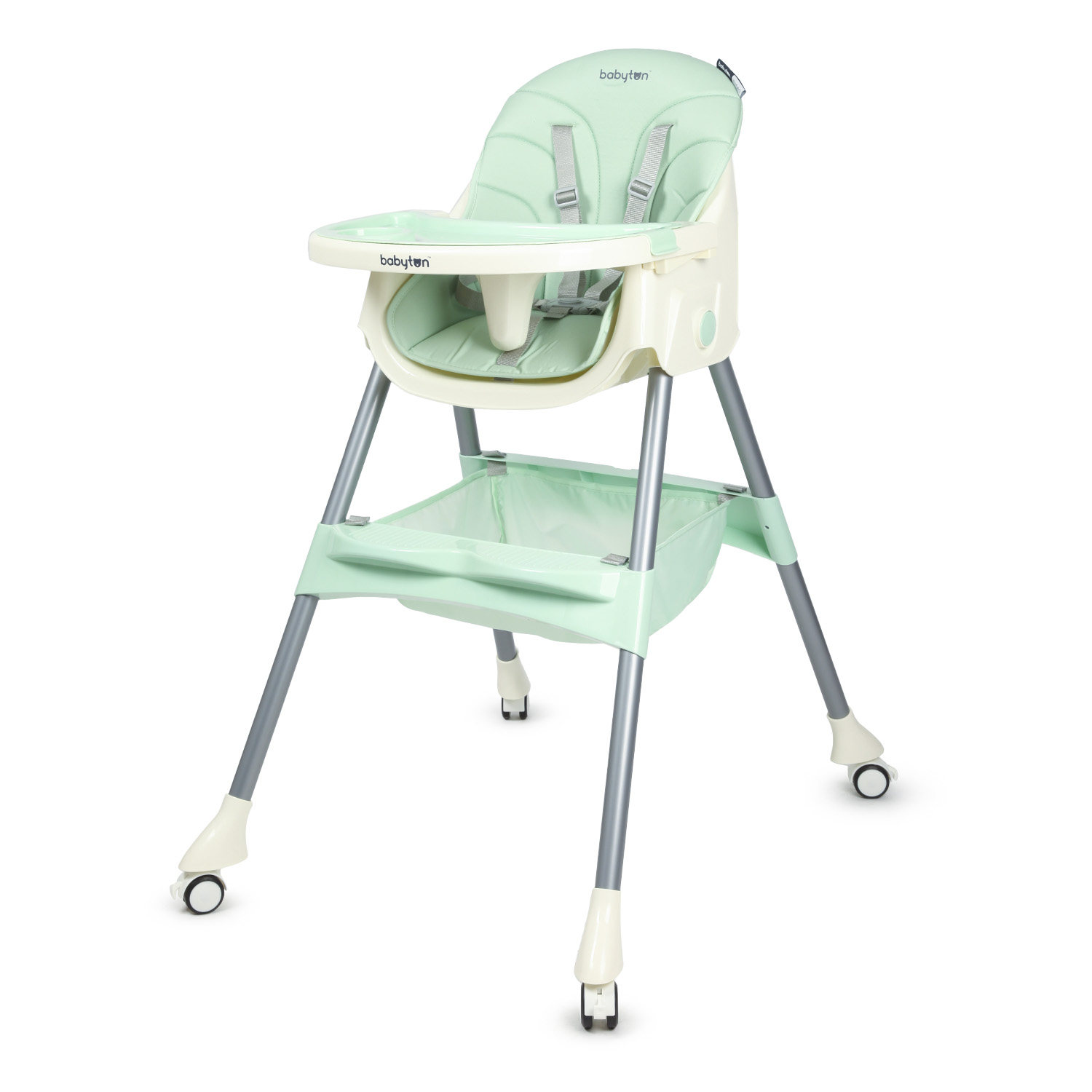 Стульчик для кормления Babyton Bueno Green трансформер - фото 1