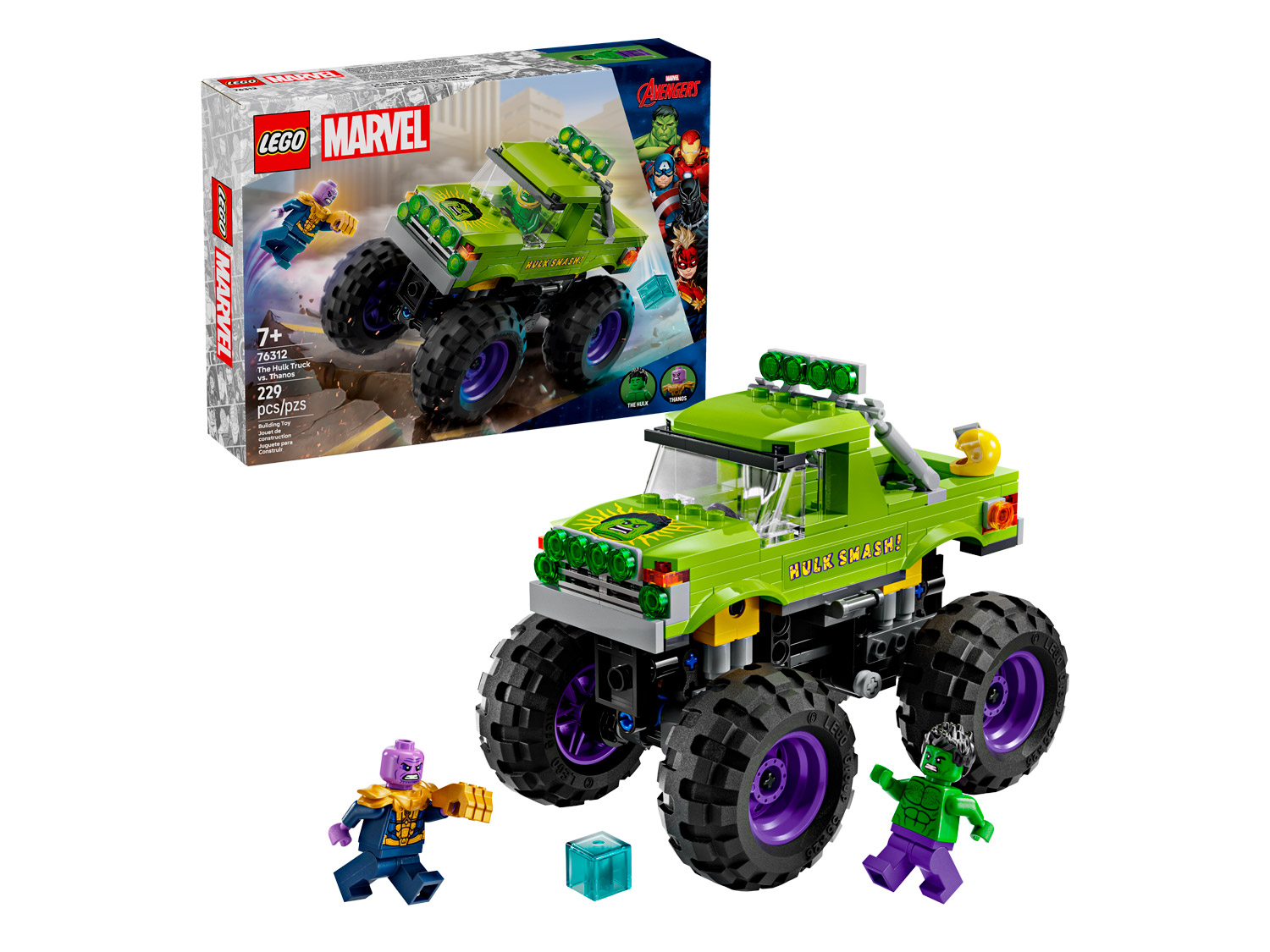 Конструктор LEGO Marvel Super Heroes Монстр-трак Халка 229 дет. - фото 1