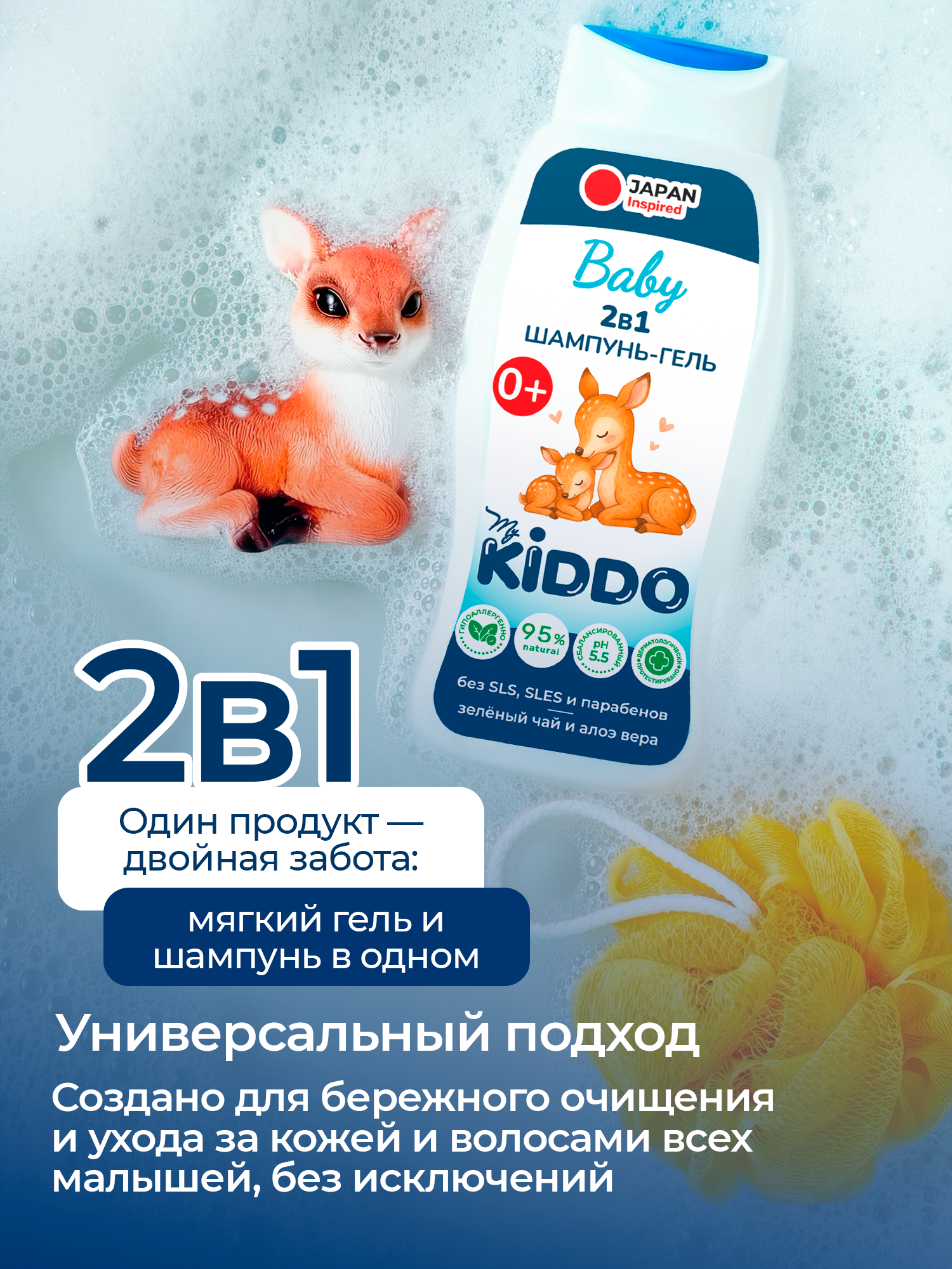 Шампунь-гель MyKiddo детский 300 мл - фото 4