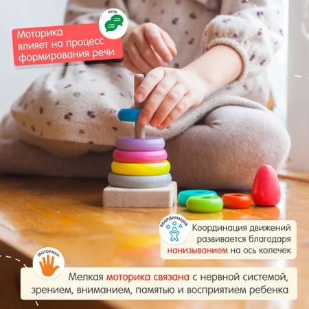 Игрушка Alatoys пирамидка