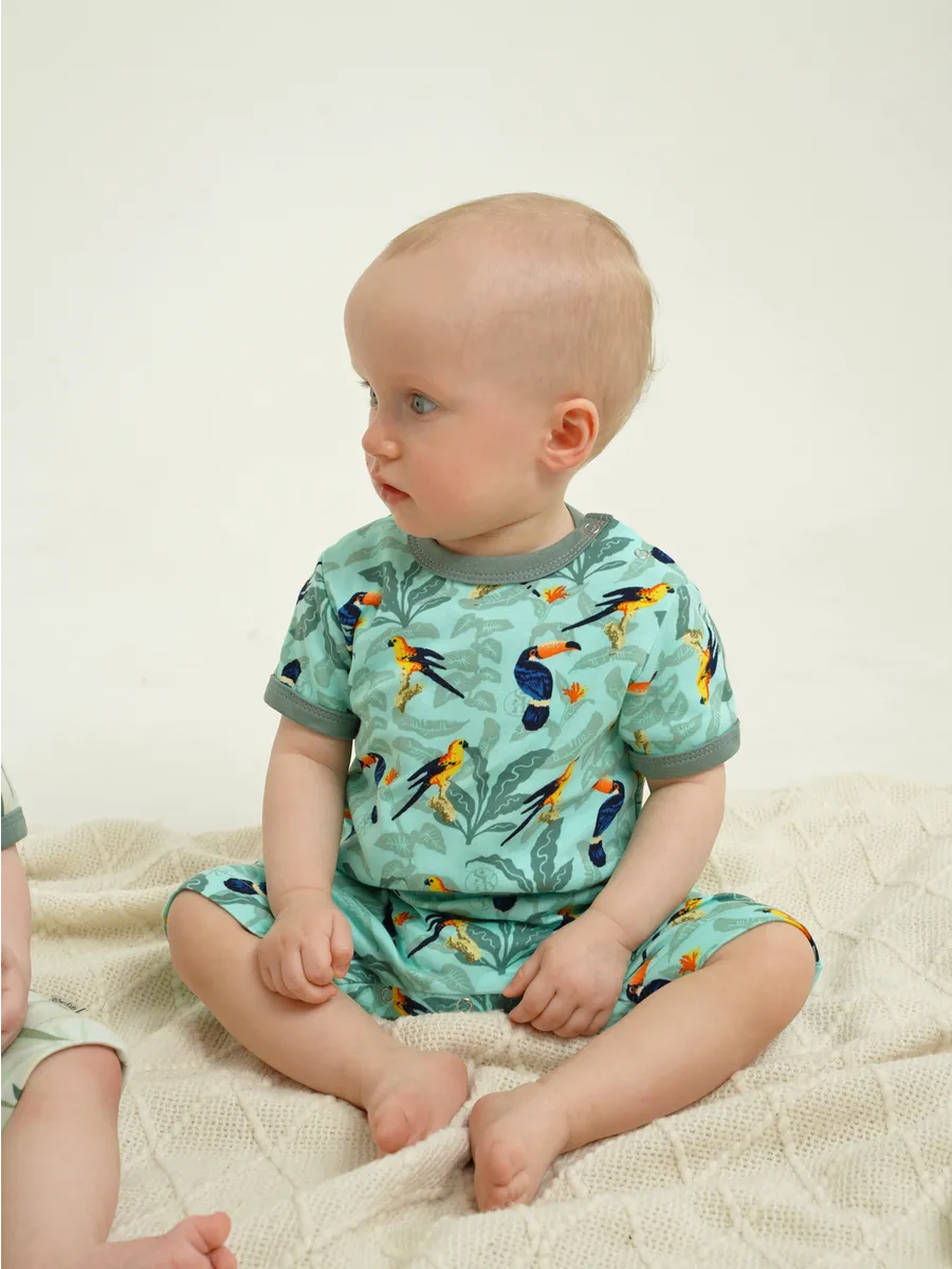 Песочник 3 шт Супер Пупс нбр/3прпе/ДжунглиТростникТуканыХаки - фото 19