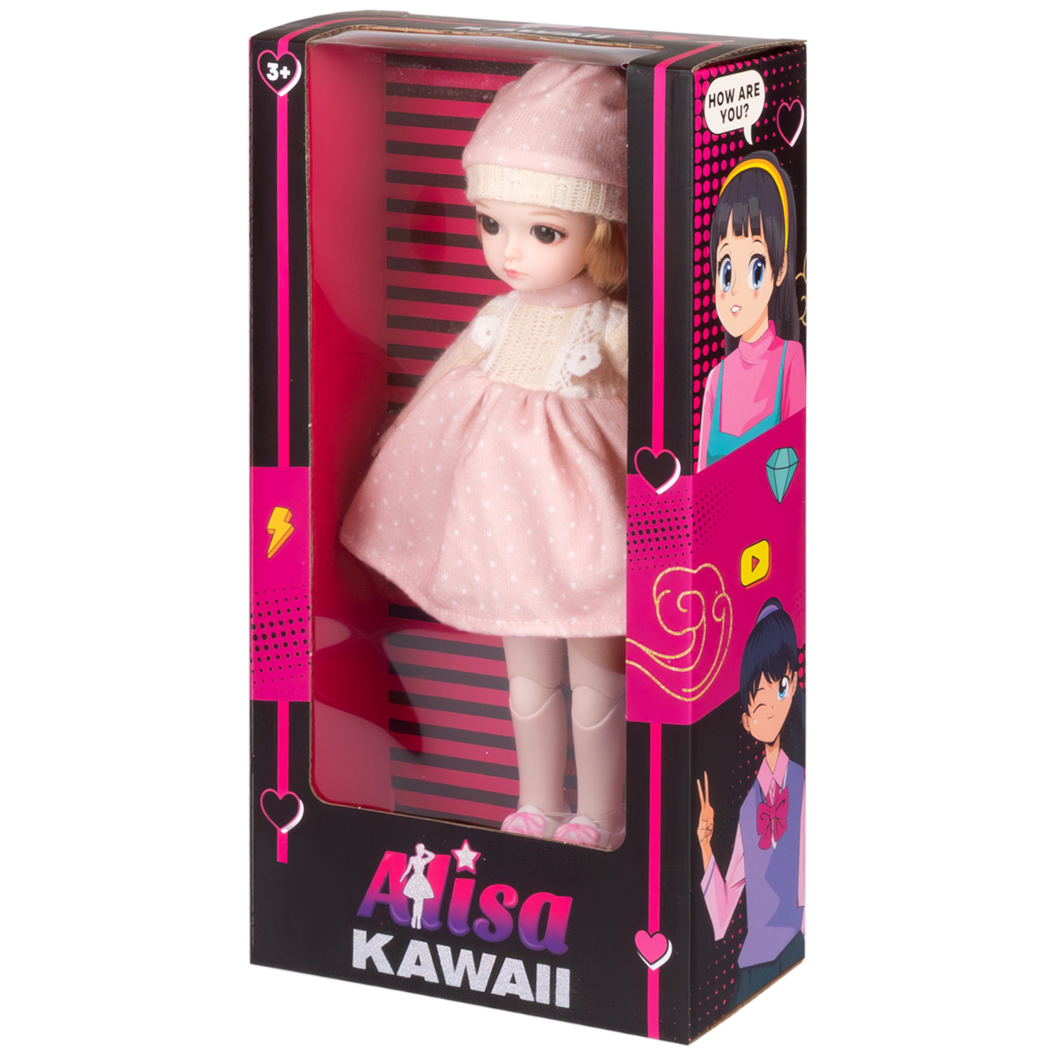 Кукла модельная 1TOY Alisa Kawaii Т24345 - фото 11