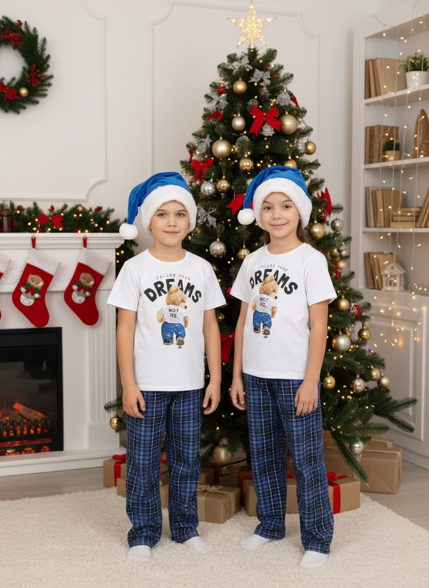 Пижама ULTRA 827п/1 -Ул синий Dreams - фото 2