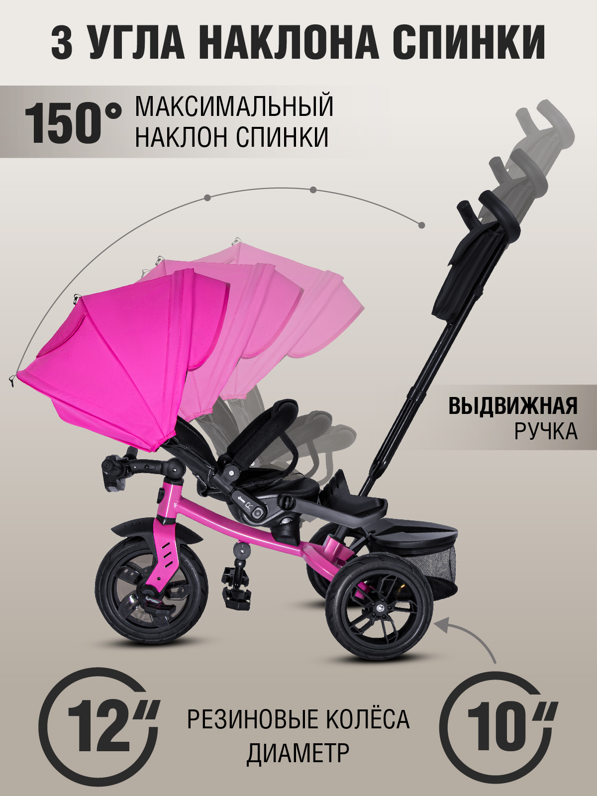 Трехколесный велосипед CITYRIDE - фото 7