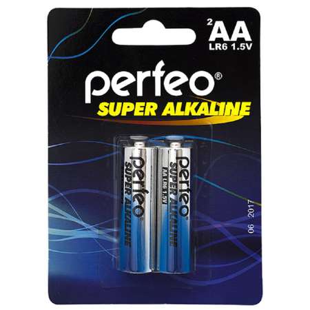 Батарейки Perfeo Super Alkaline щелочные АА 2 штуки