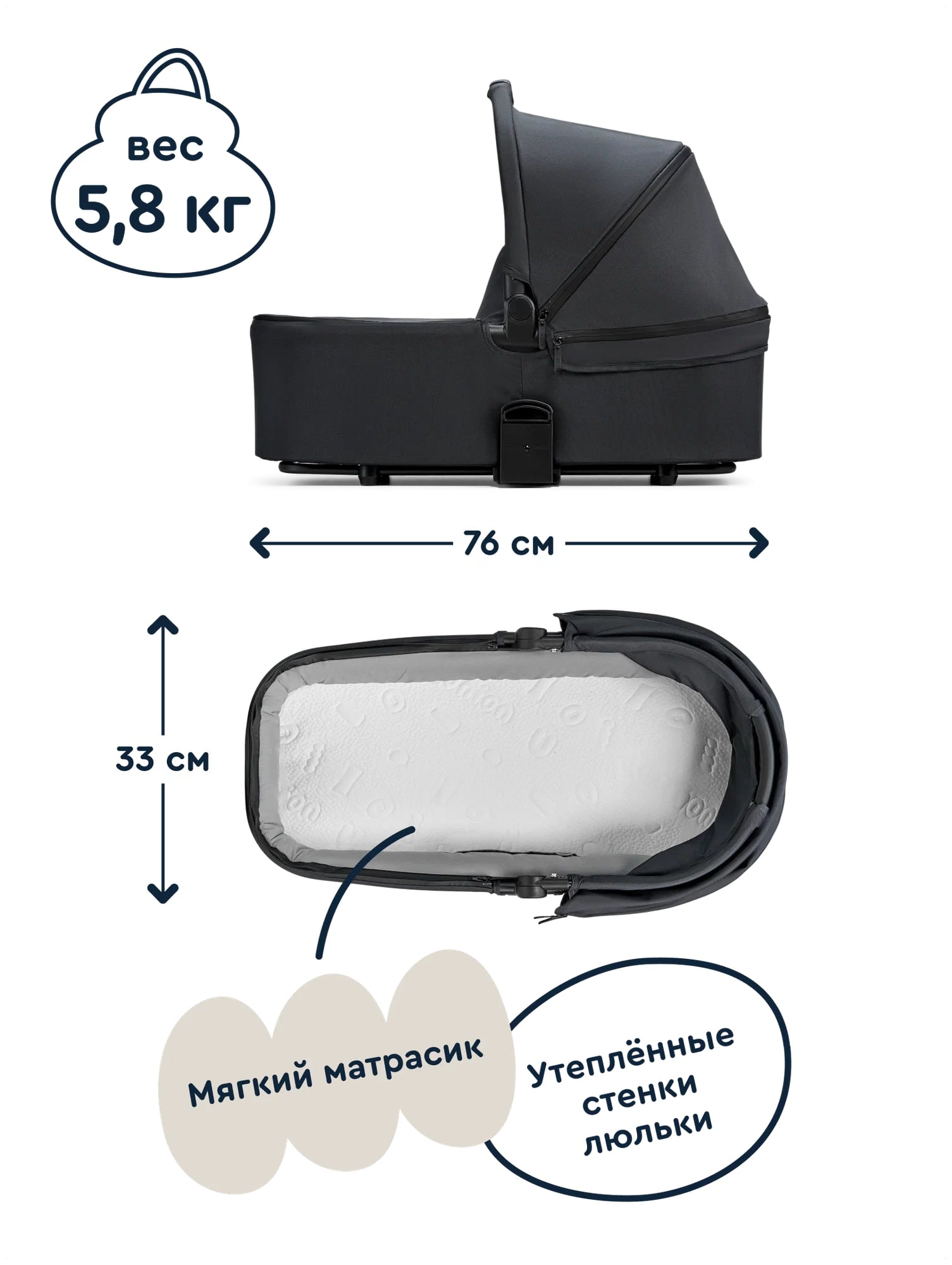 Коляска 2в1 Junion Pioni - фото 11