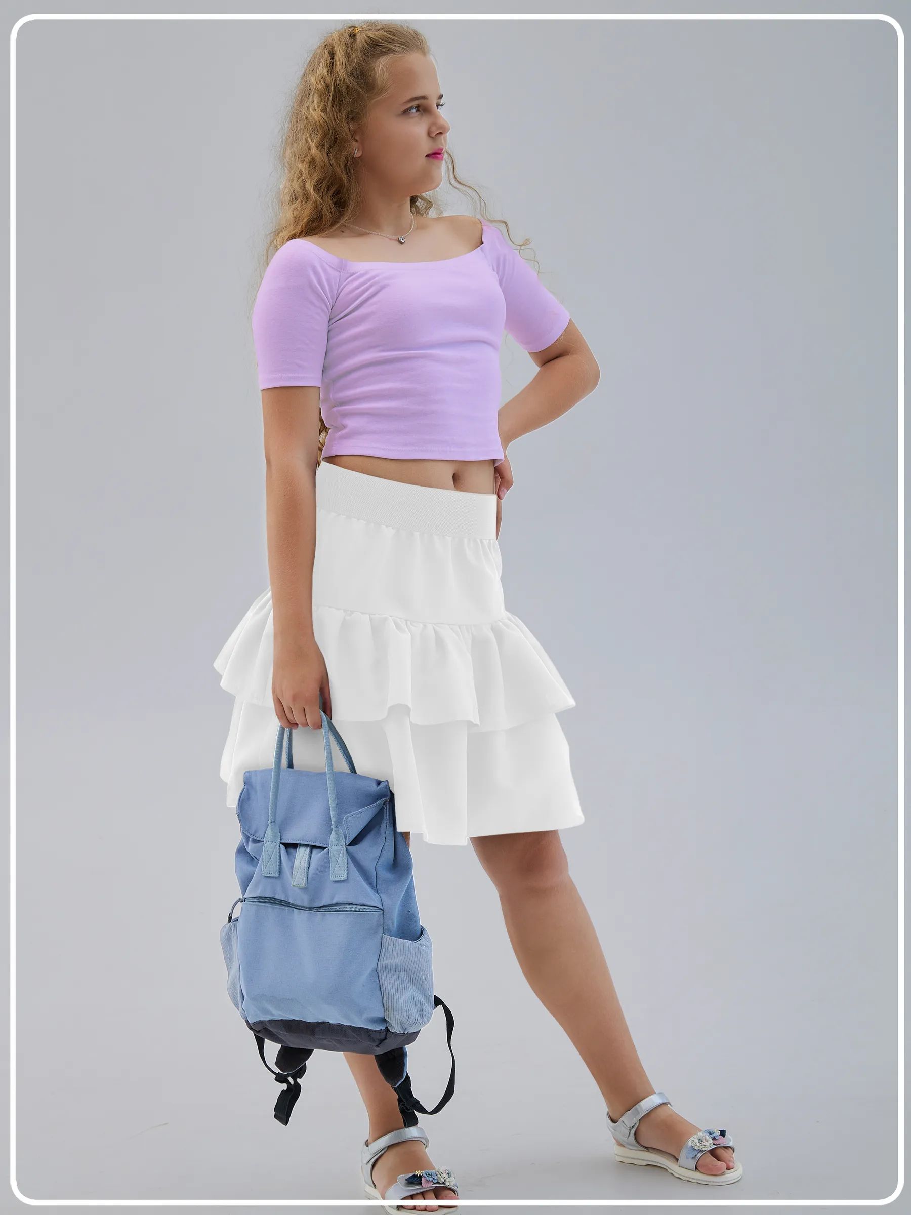 Юбка DALLINA Kids VIOLAWHITE - фото 4