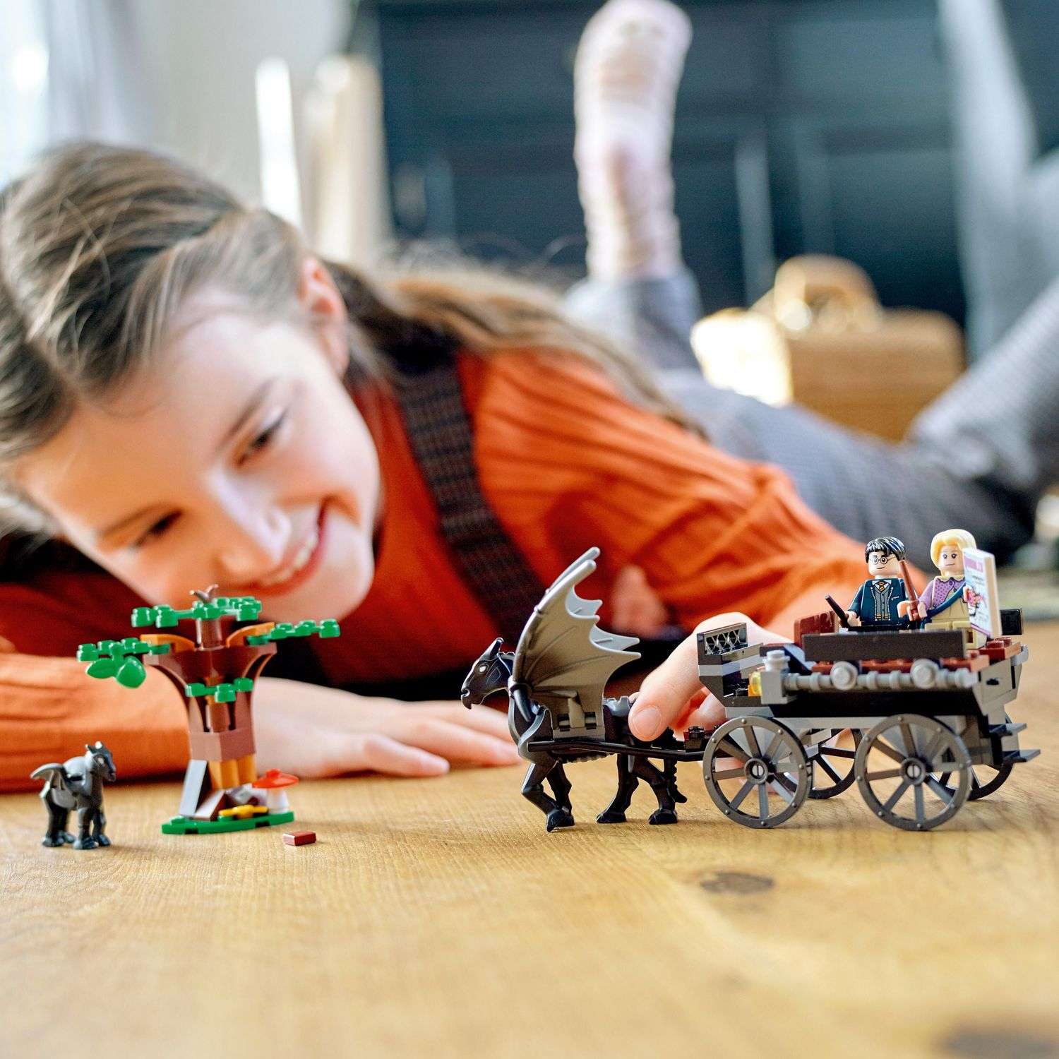 Конструктор LEGO Harry Potter Hogwarts Carriage Thestrals 121 дет. - фото 9