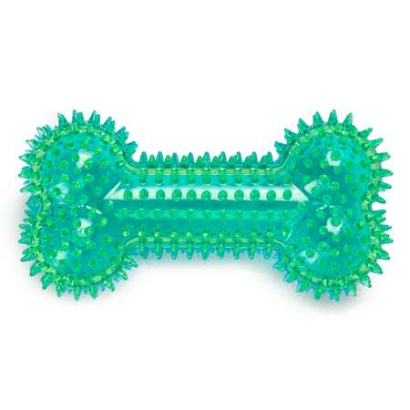 Игрушка для собак Barbaks Массажная кость с зубчиками пищит 16*8*5см ТПР