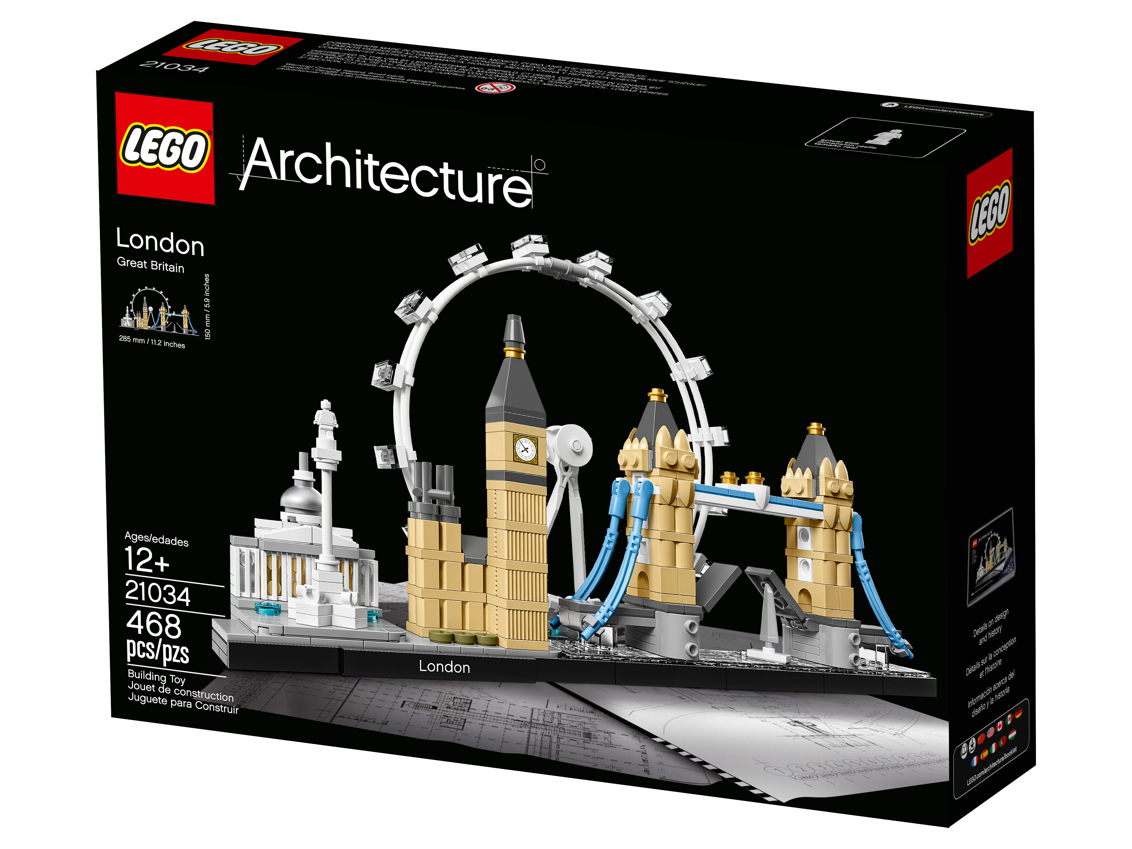Конструктор LEGO Architecture Лондон 468 дет. - фото 6