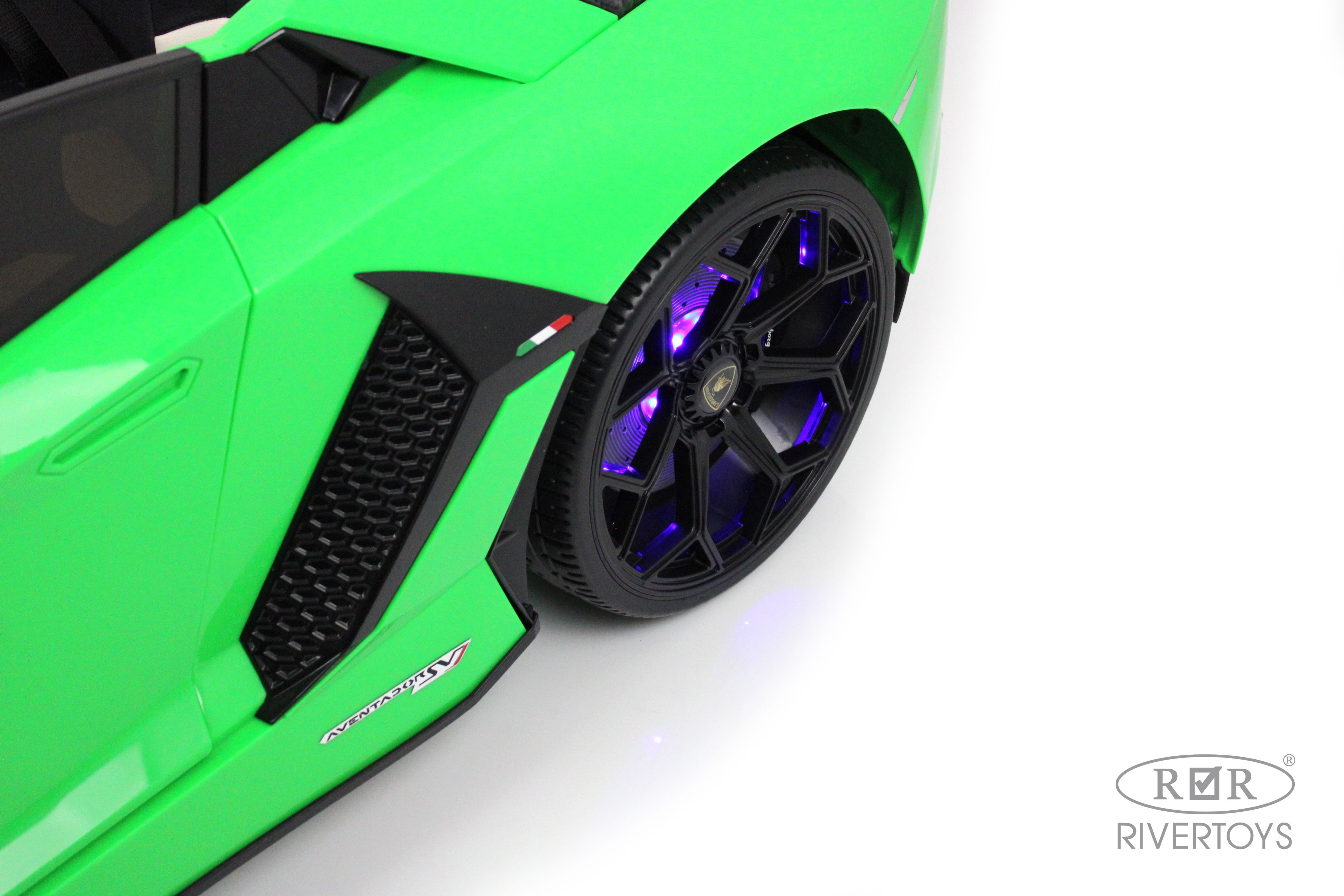 Электромобиль RIVERTOYS A111MP-GREEN С пультом ДУ - фото 25