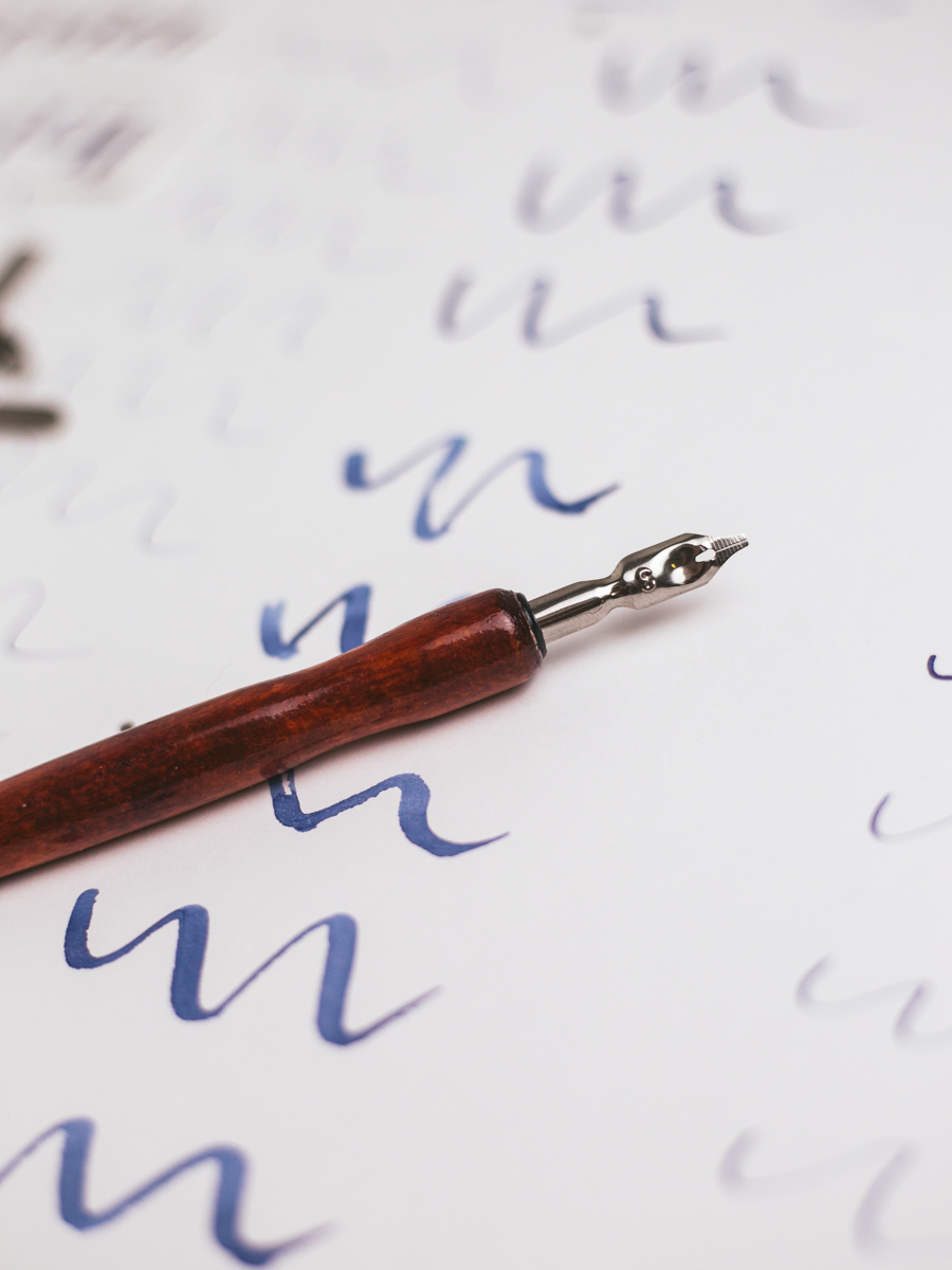 Перья Малевичъ для каллиграфии набор с прямым держателем - фото 5