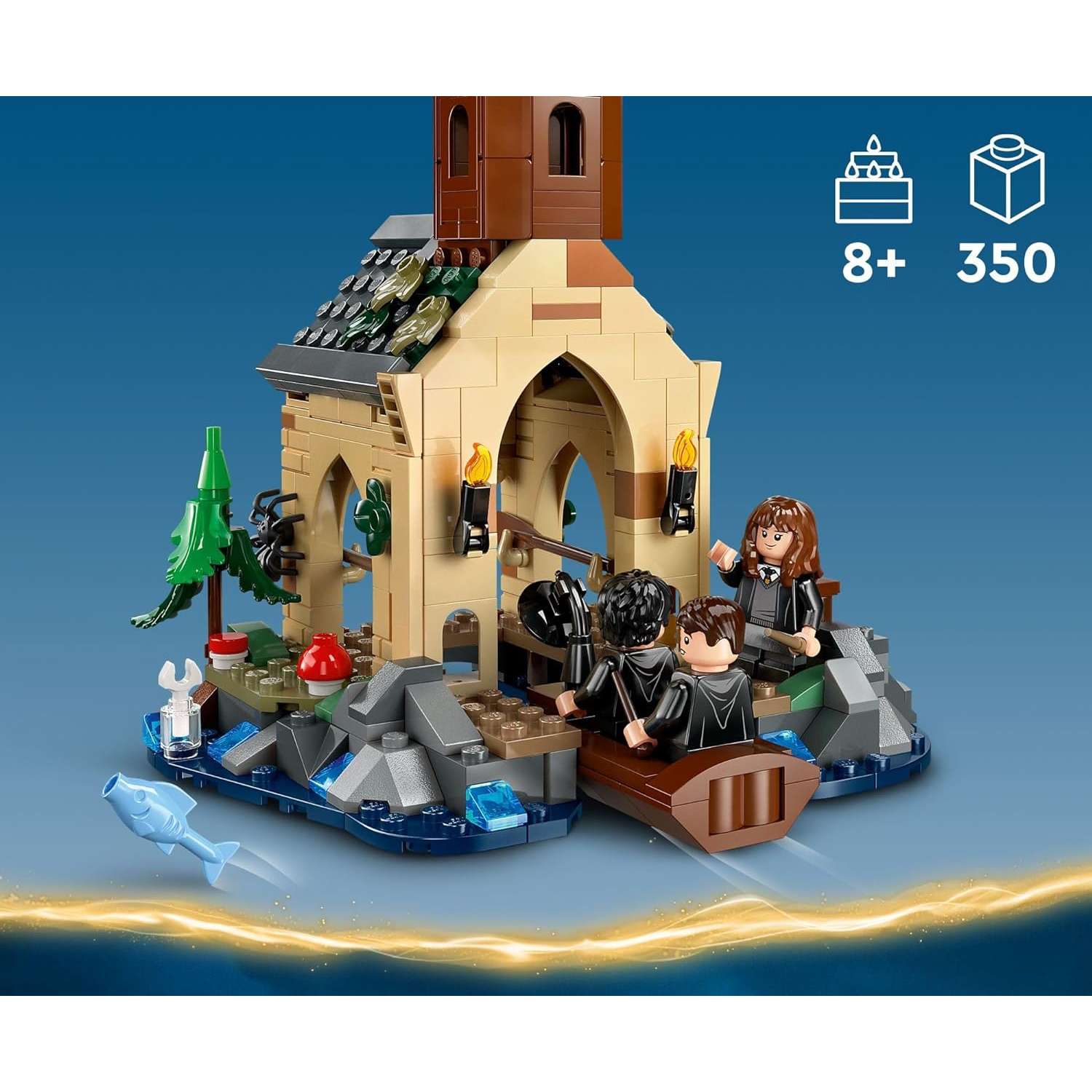 Конструктор LEGO Harry Potter Эллинг в замке Хогвартс 350 дет. - фото 8