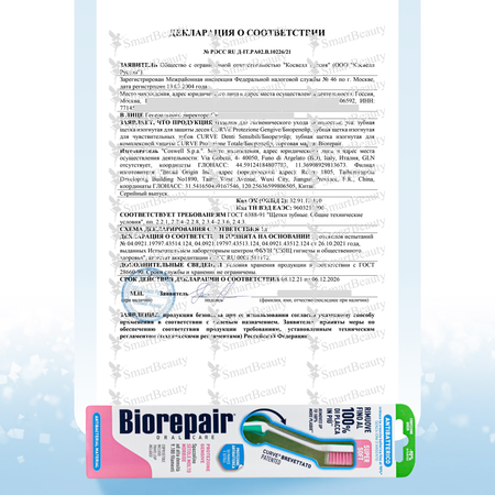 Зубная щетка классическая Biorepair