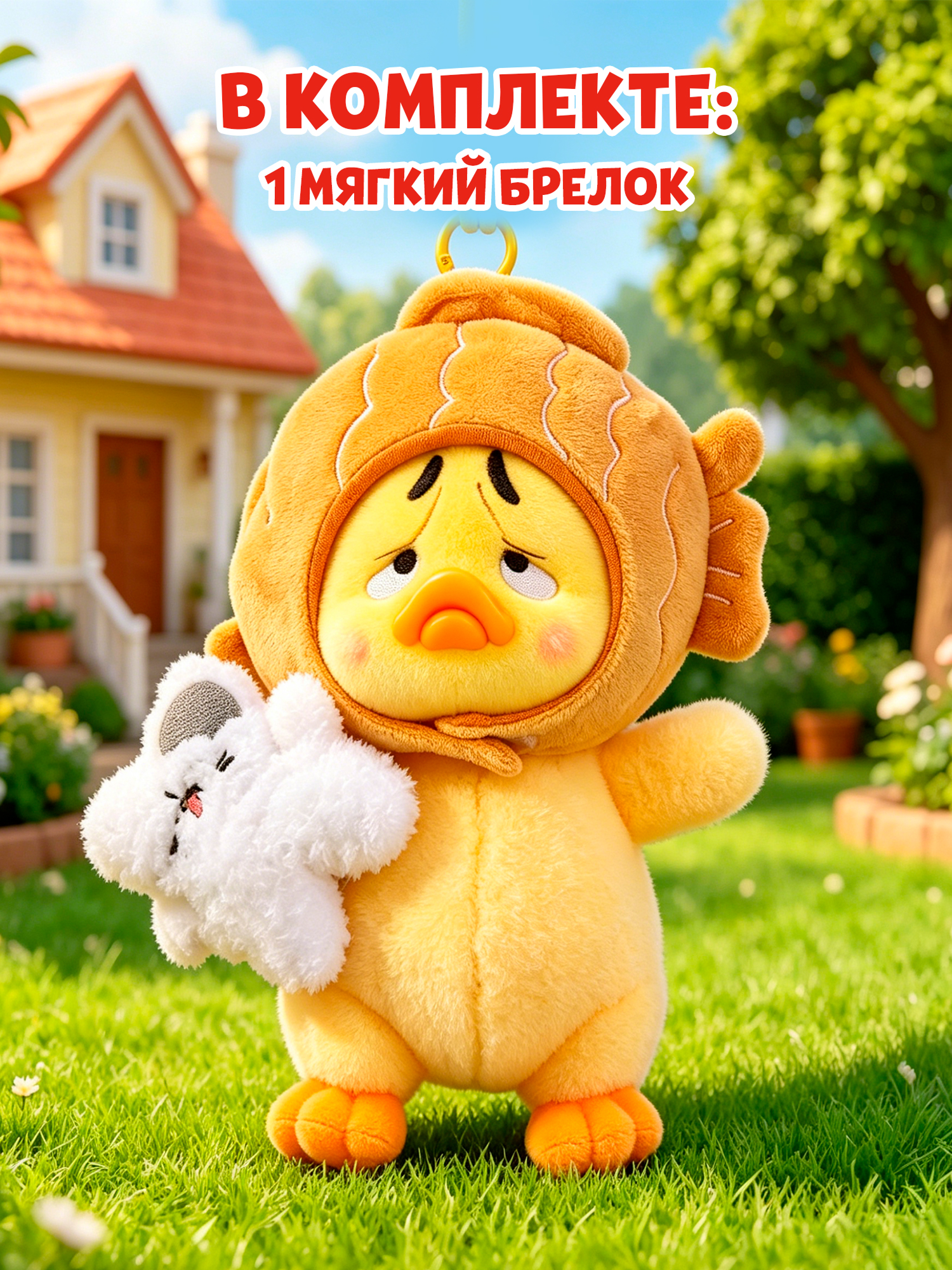Брелок Upset Duck Act Cute Duck - фото 6