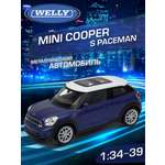 Автомобиль Welly Mini Cooper Мини Купер С Пейсмен 1:34