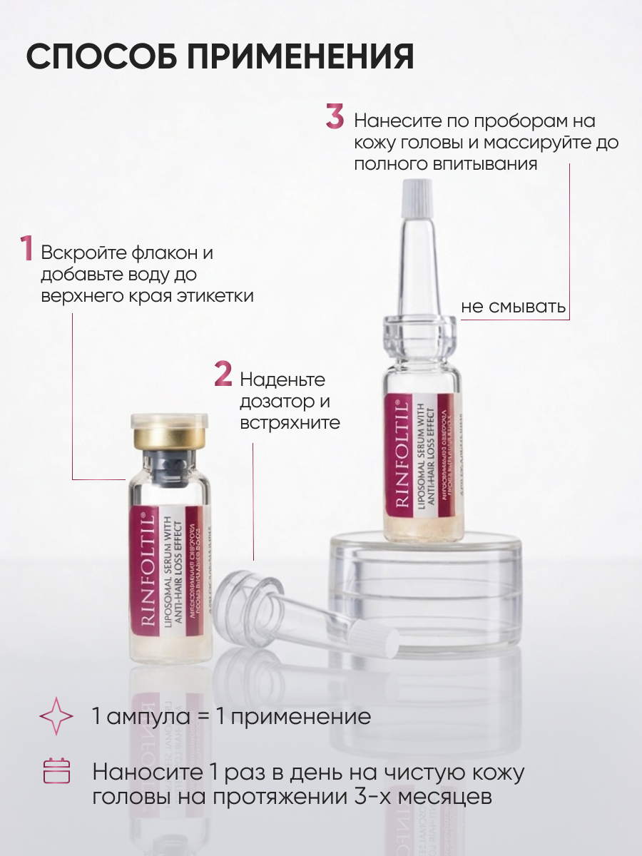 Сыворотка Ринфолтил Для ослабленных и тонких волос - фото 9