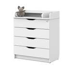 Комод пеленальный aton baby furniture Loft (белый)