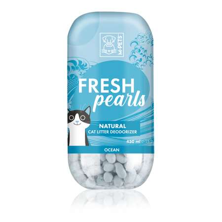 Гранулы для кошачьего туалета M-PETS Fresh Pearls океан 450мл