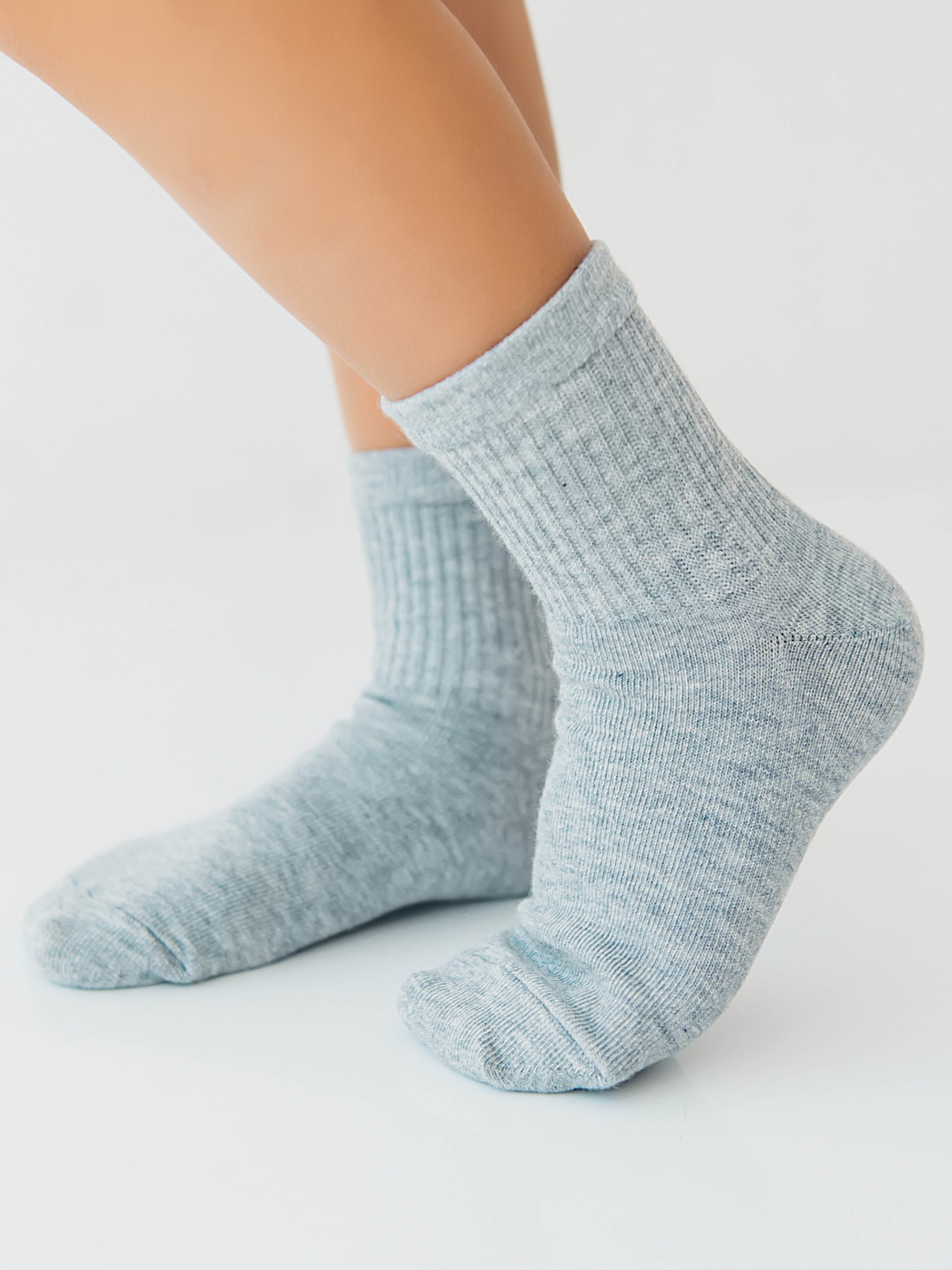 Носки 3 пары BUNGLY 1R3805/Гроза/Деним/Пепел - фото 2