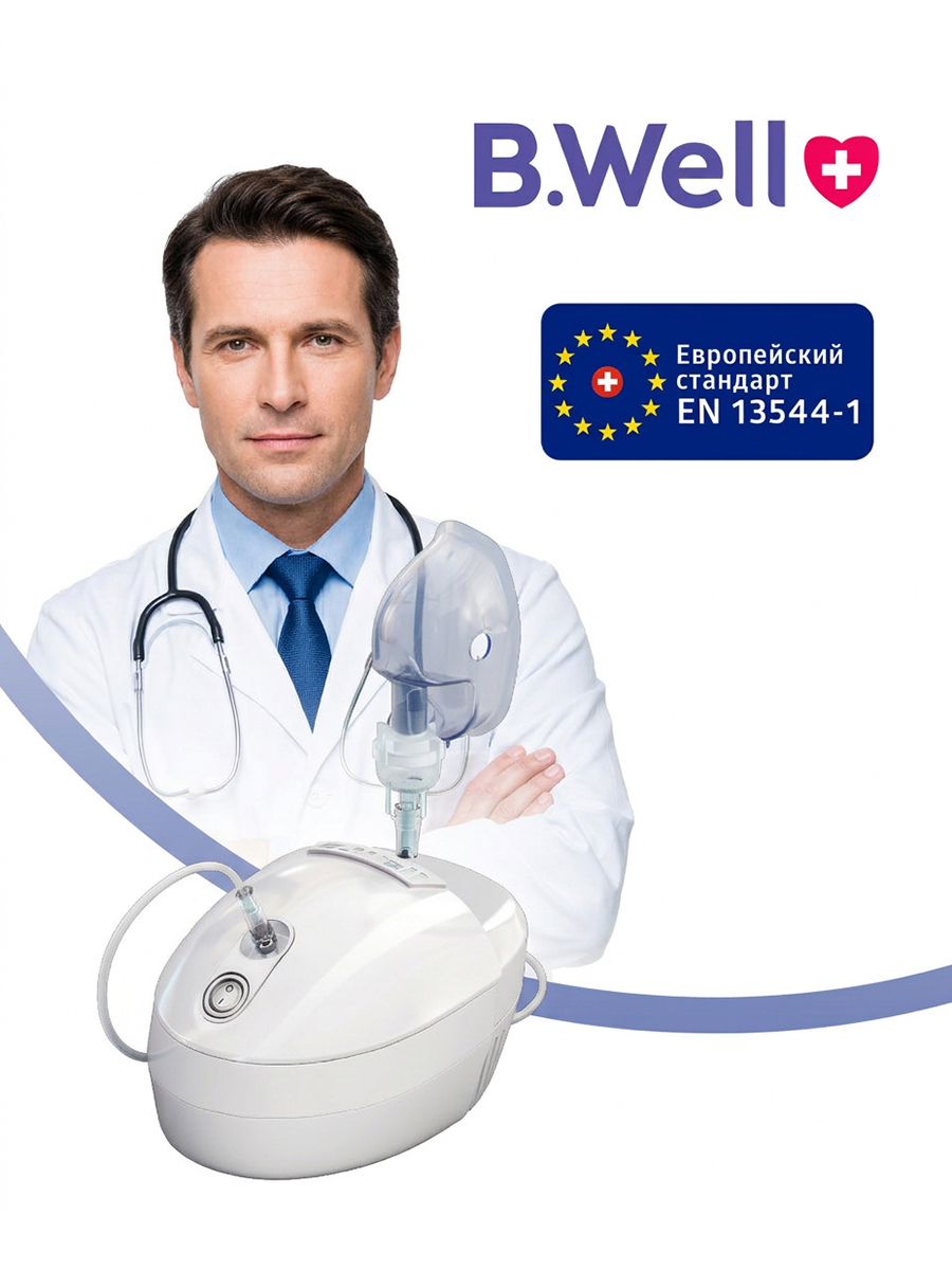 Ингалятор B.Well компрессорный WN-117 - фото 3