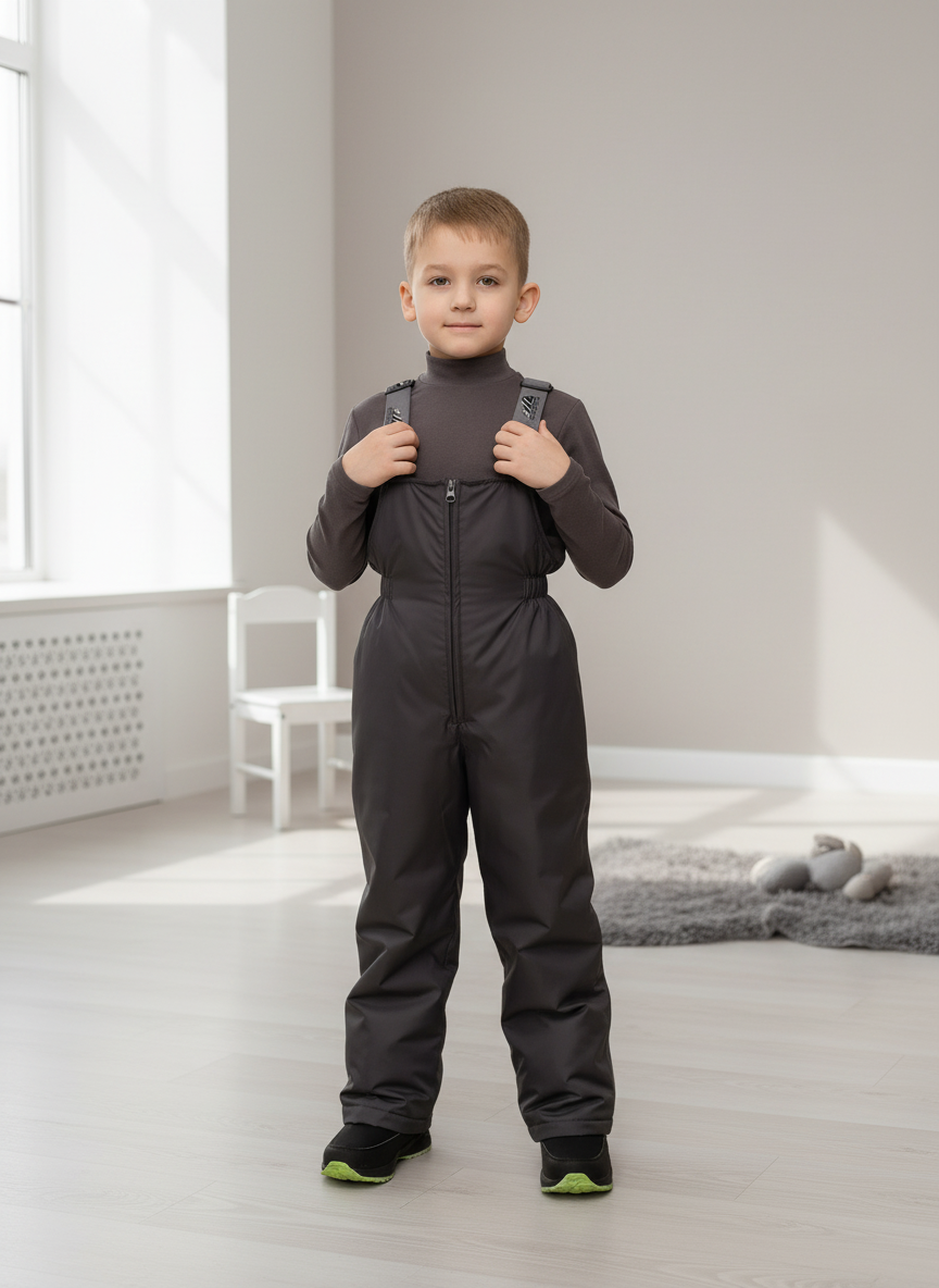 Полукомбинезон Arctic kids 60-006/2 серый - фото 1