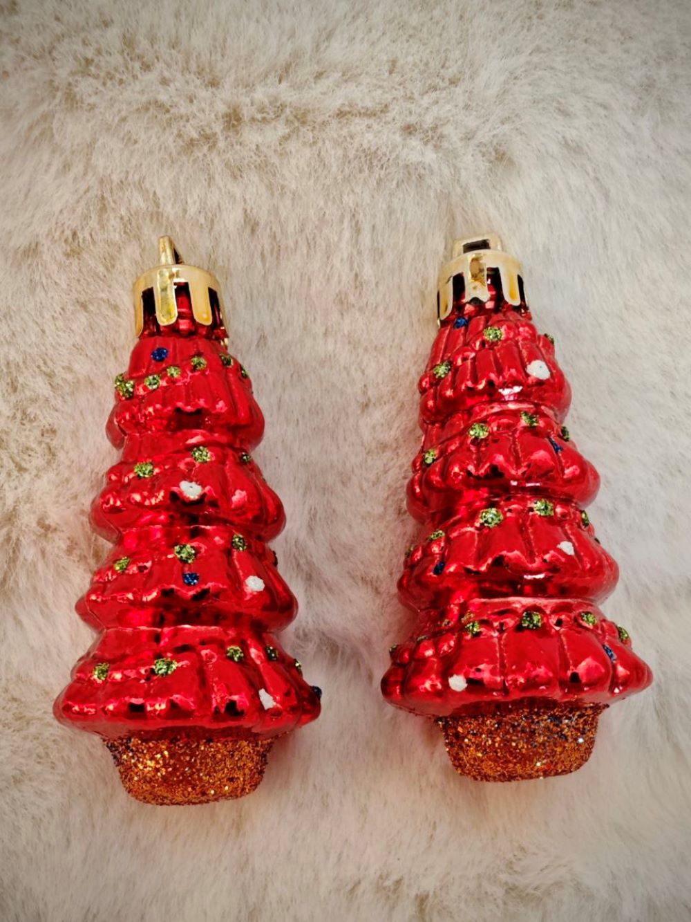 Елочки рождественские красные 2шт7см Магия праздника MAG1912-1 - фото 2
