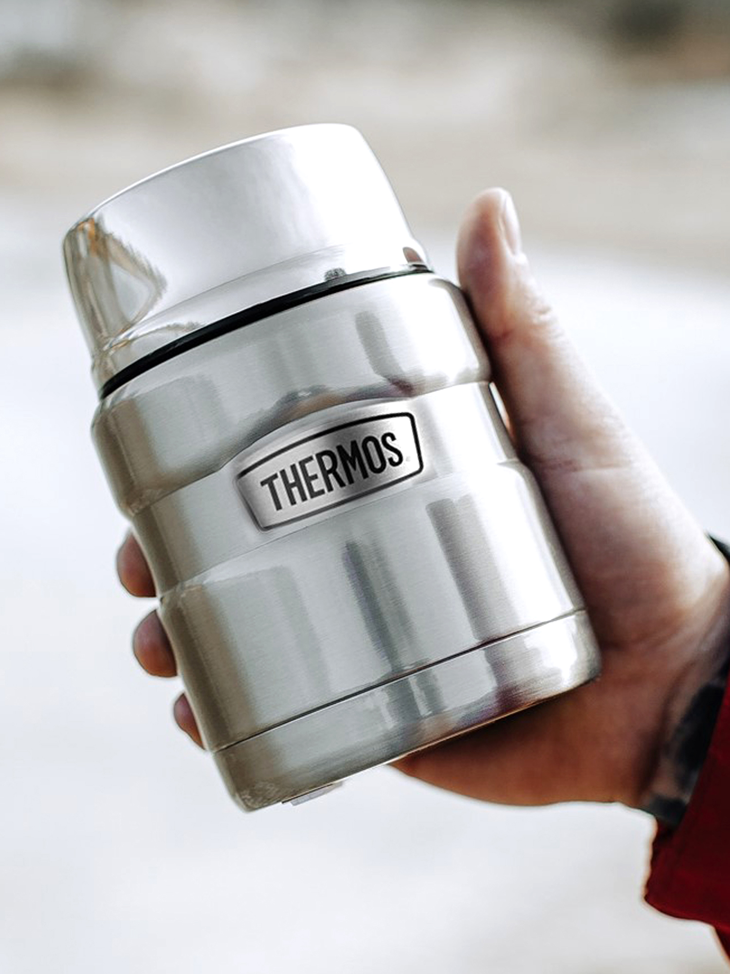 Термос для еды супа 710 мл с ложкой THERMOS KING-3020 стальной – нержавеющая сталь герметичный тепло/холод 14/24 часов - фото 18