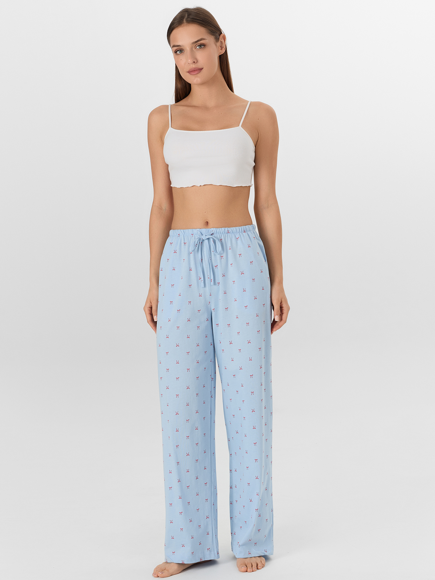 Брюки Mark Formelle (Марк Формэль) 532410/бантики на голубом - фото 3