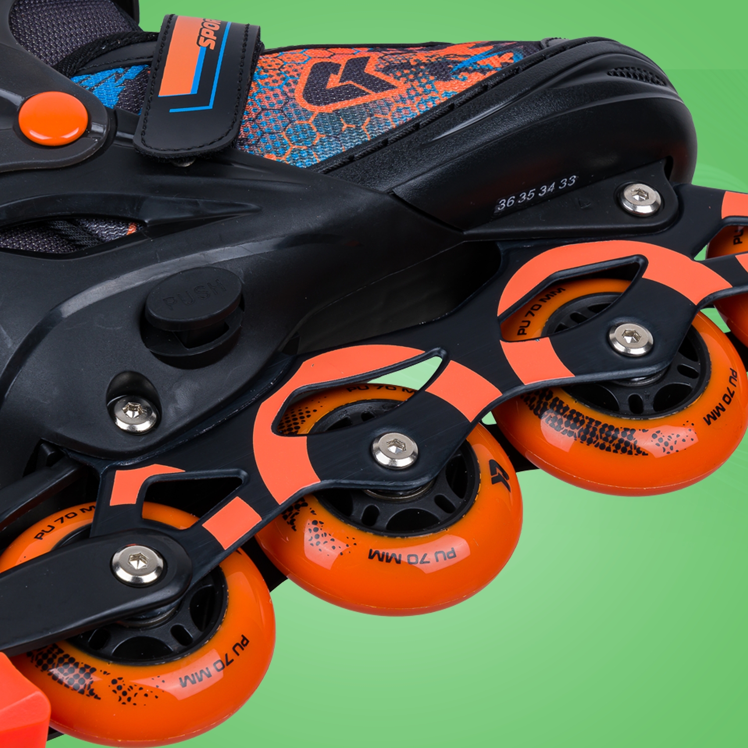 Роликовые коньки Sport Collection M 33-36 - фото 6